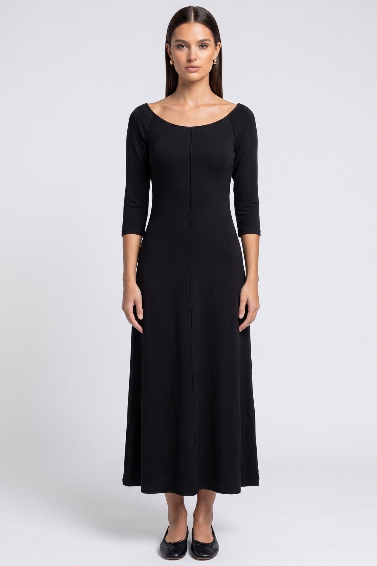 RAYCINE DRESS BLACK 1