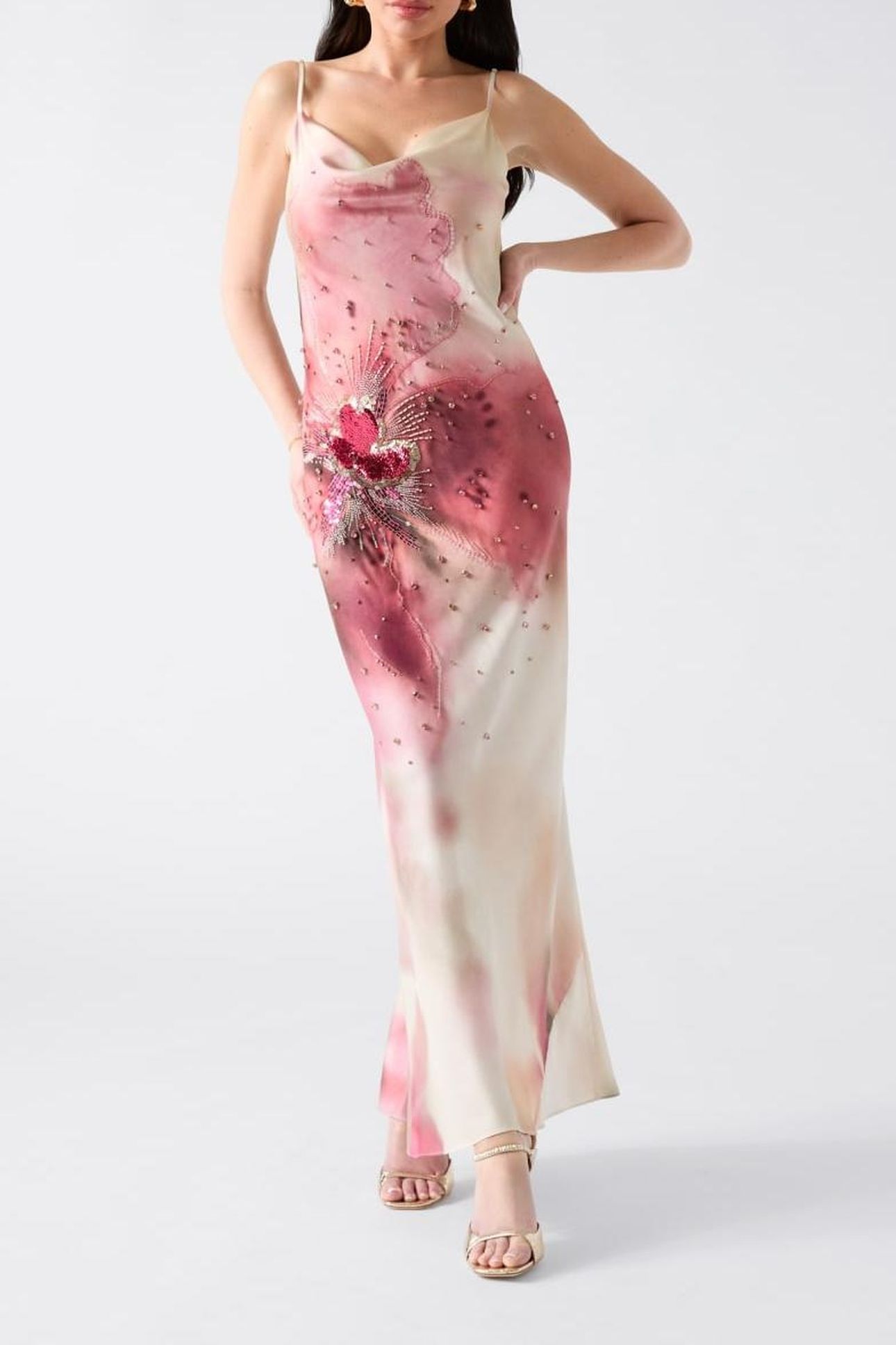 SARA LONG DRESS BLOSSOM CHARM 1