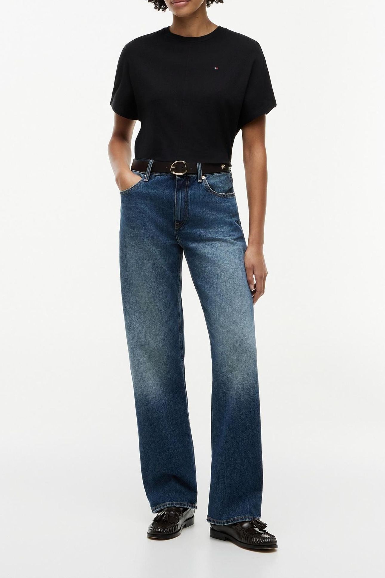 CODY REGULAR BATWING C-NECK BLACK 3
