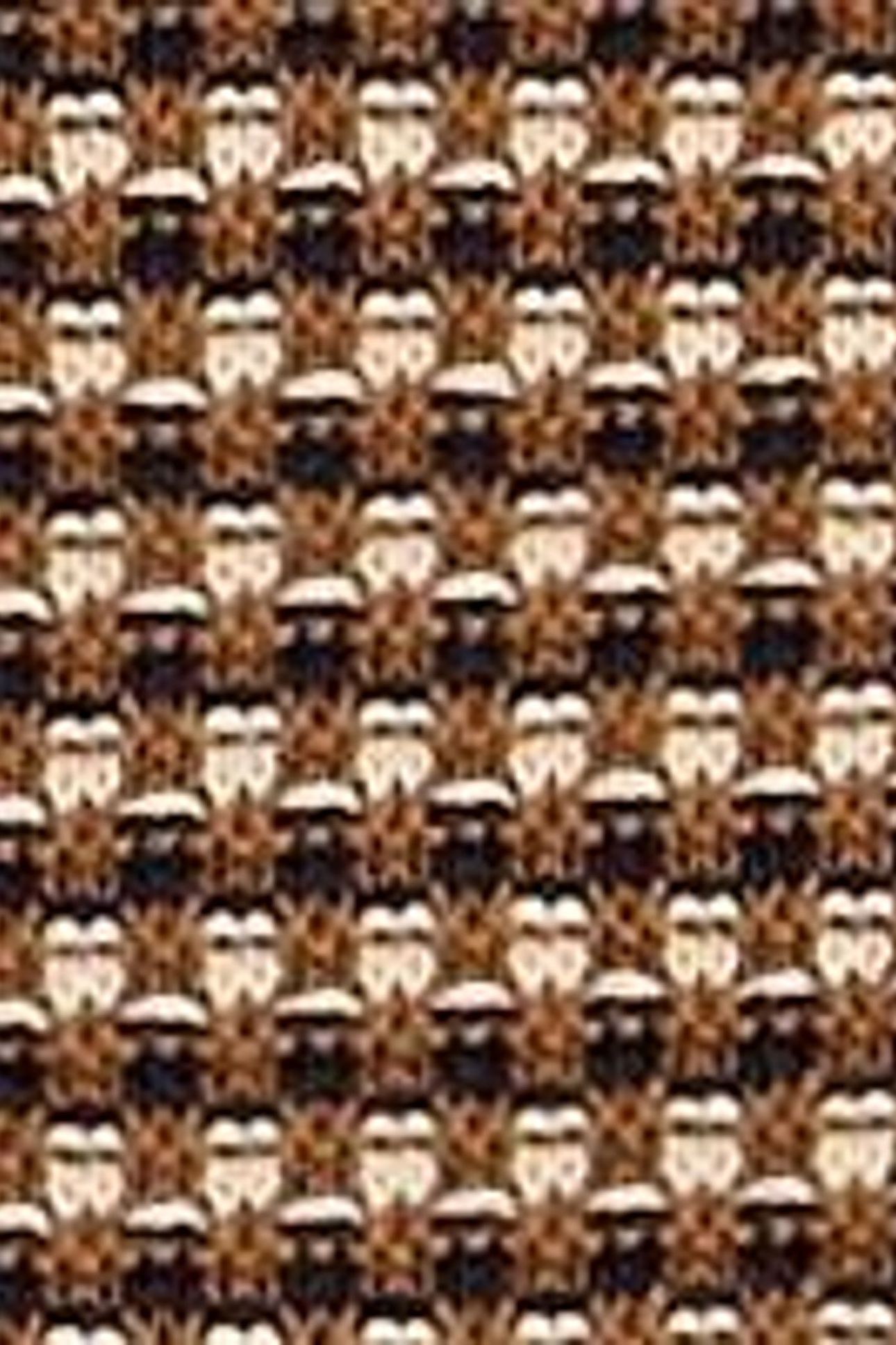 TUCK STITCH CREW TAN MULTI 2