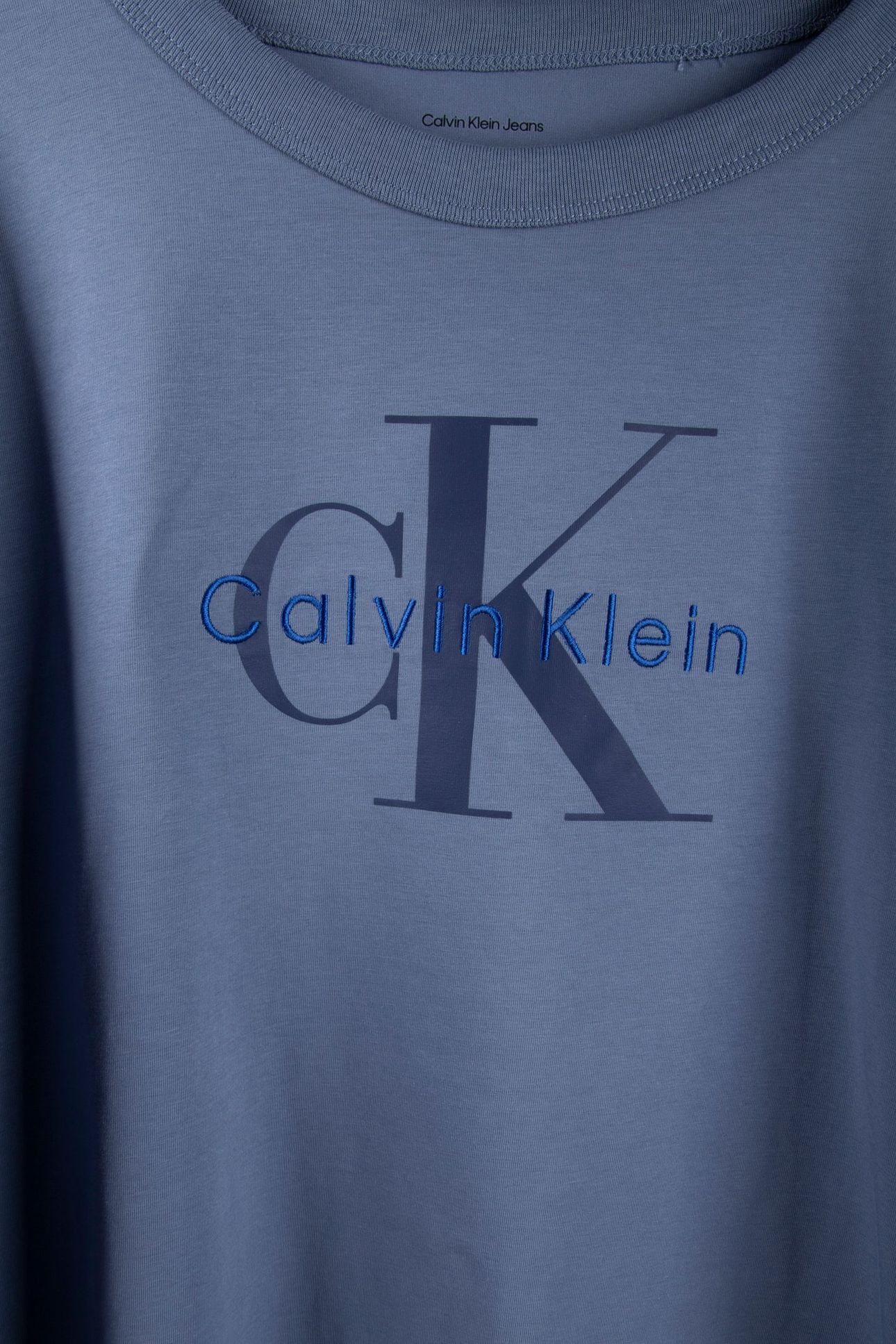 BOYS LIGHT MONOLOGO S/S T-SHIRT SATIN BLUE 4
