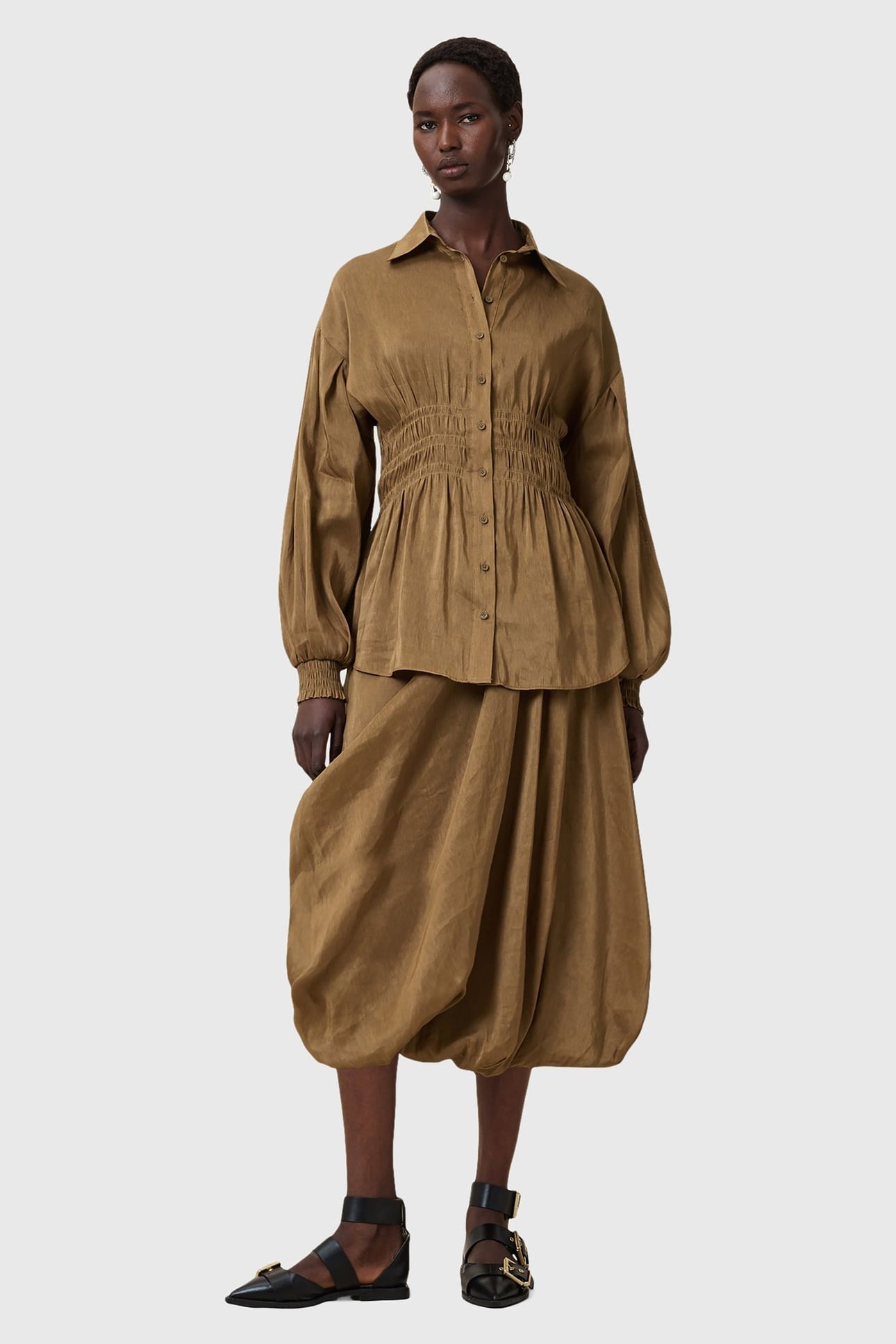 STACI SHIRT BREEN BROWN 1