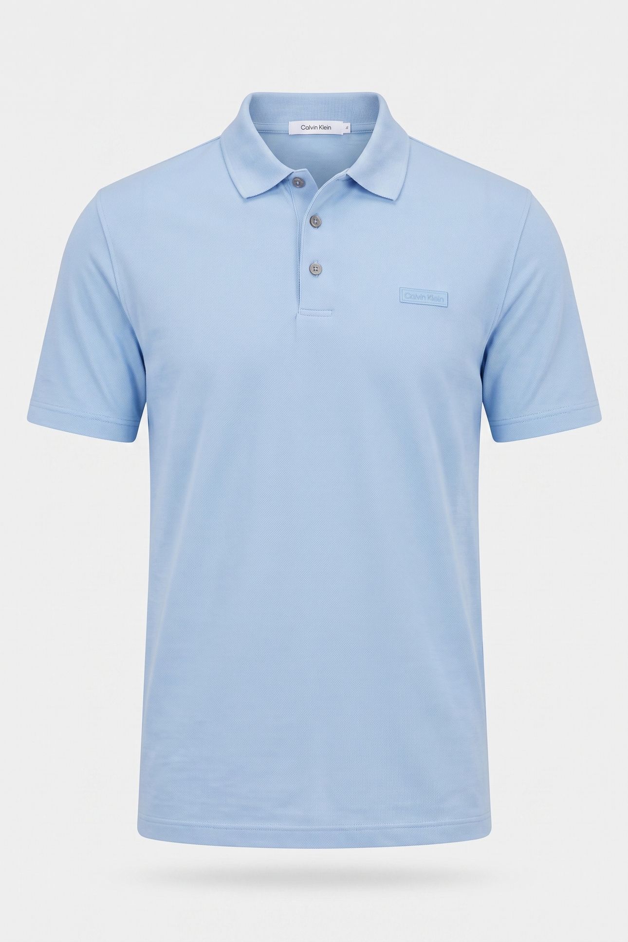 SS SLIM SUPIMA LOGO POLO PLACID BLUE 3