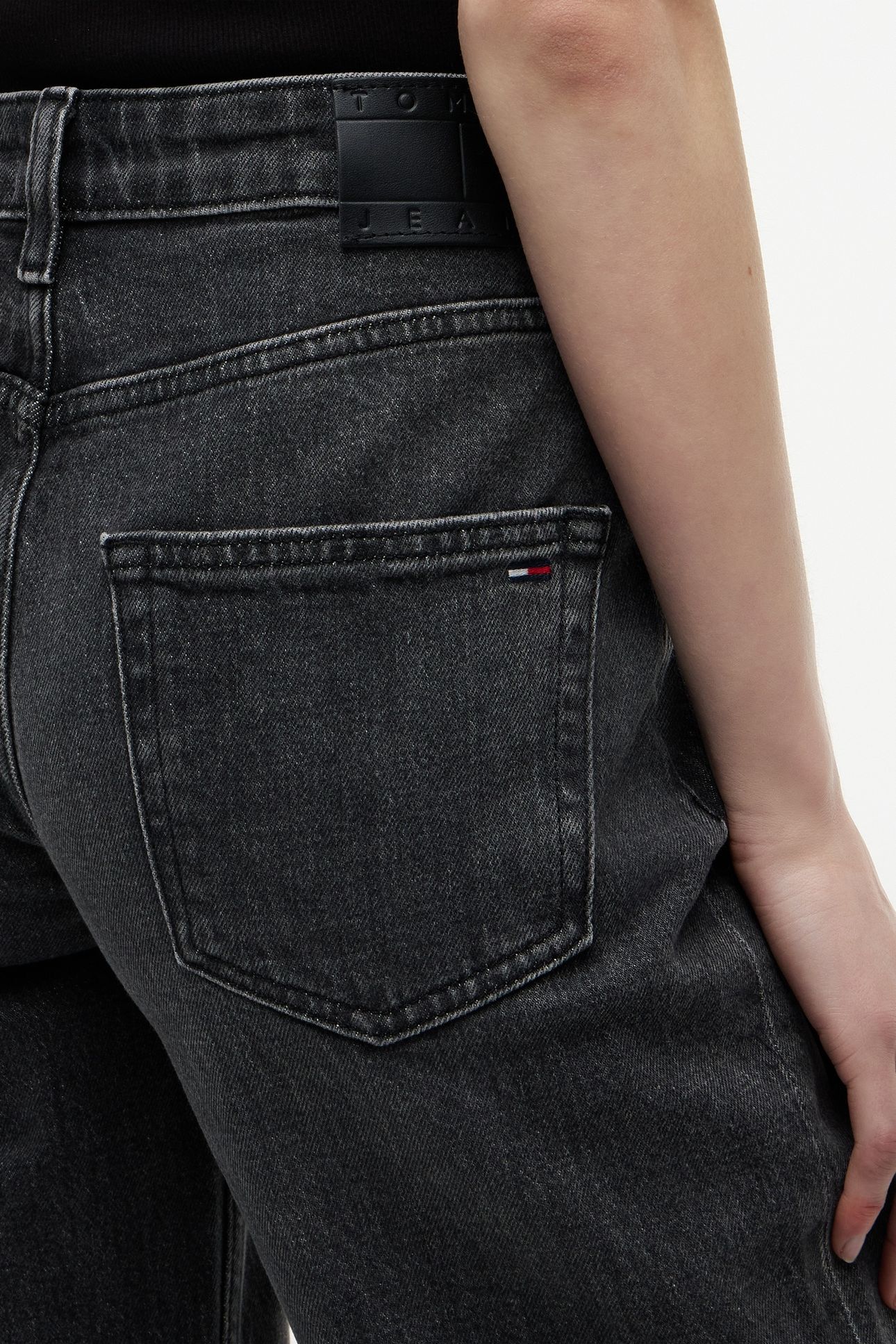 SOPHIE LOW WAIST STRAIGHT DENIM BLACK 5