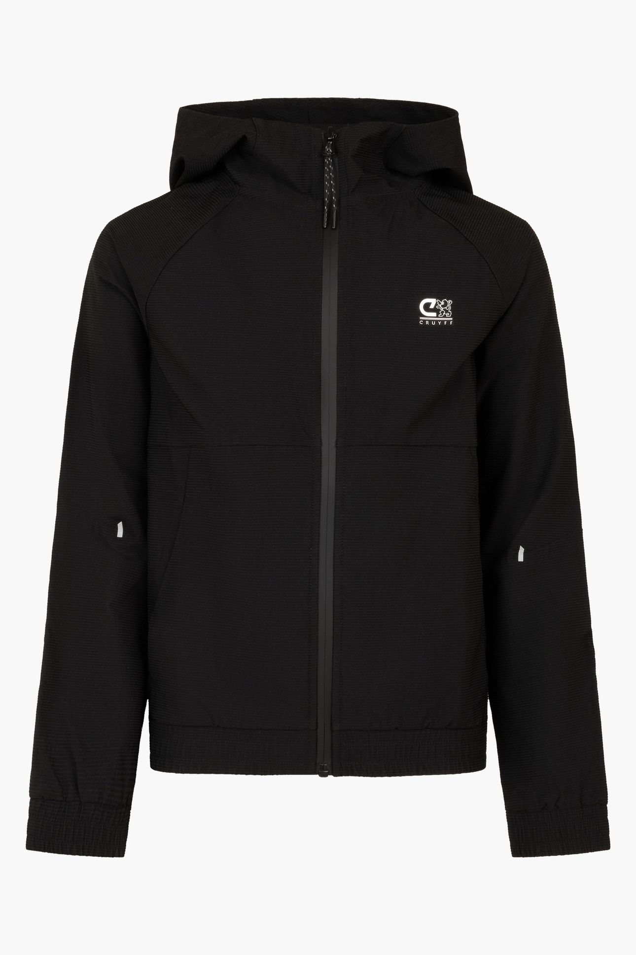 QUARTZ FZ WOVEN HOOD BLACK 1