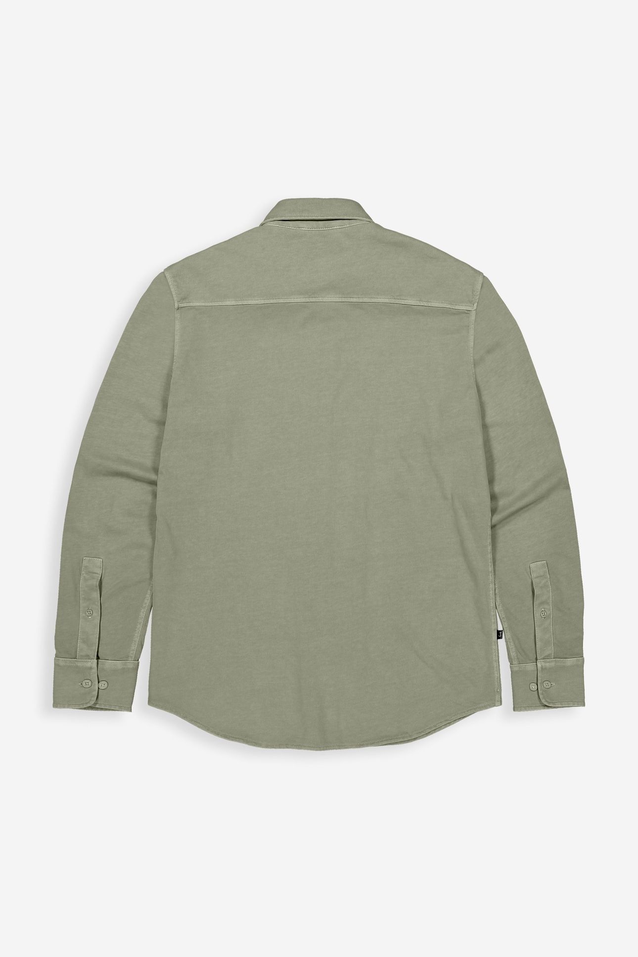 AIDAN PEACHED JERSEY SHIRT DK. GRANITE GREEN 4