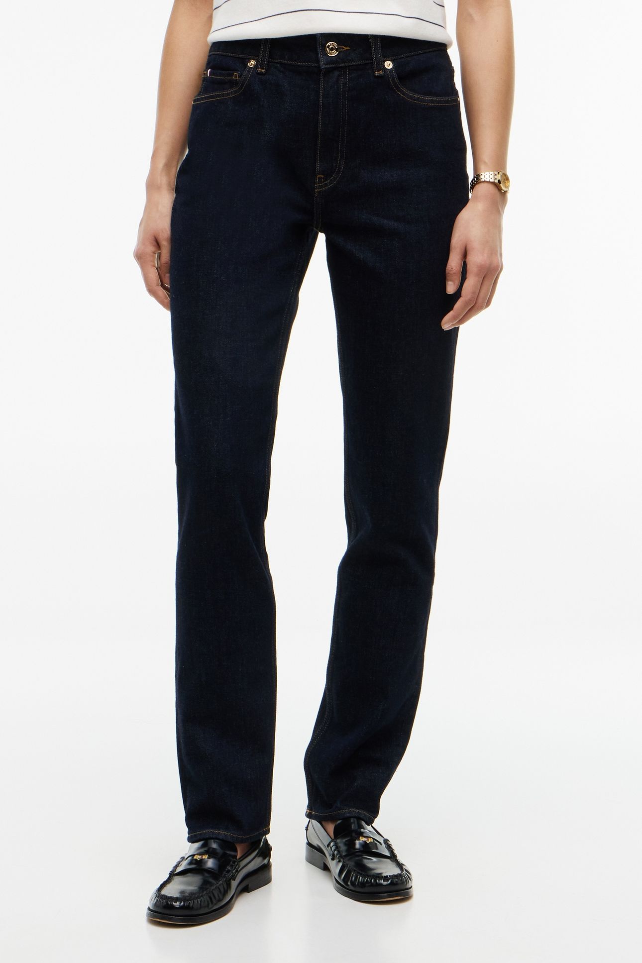 SLIM RINSE MID RISE 3