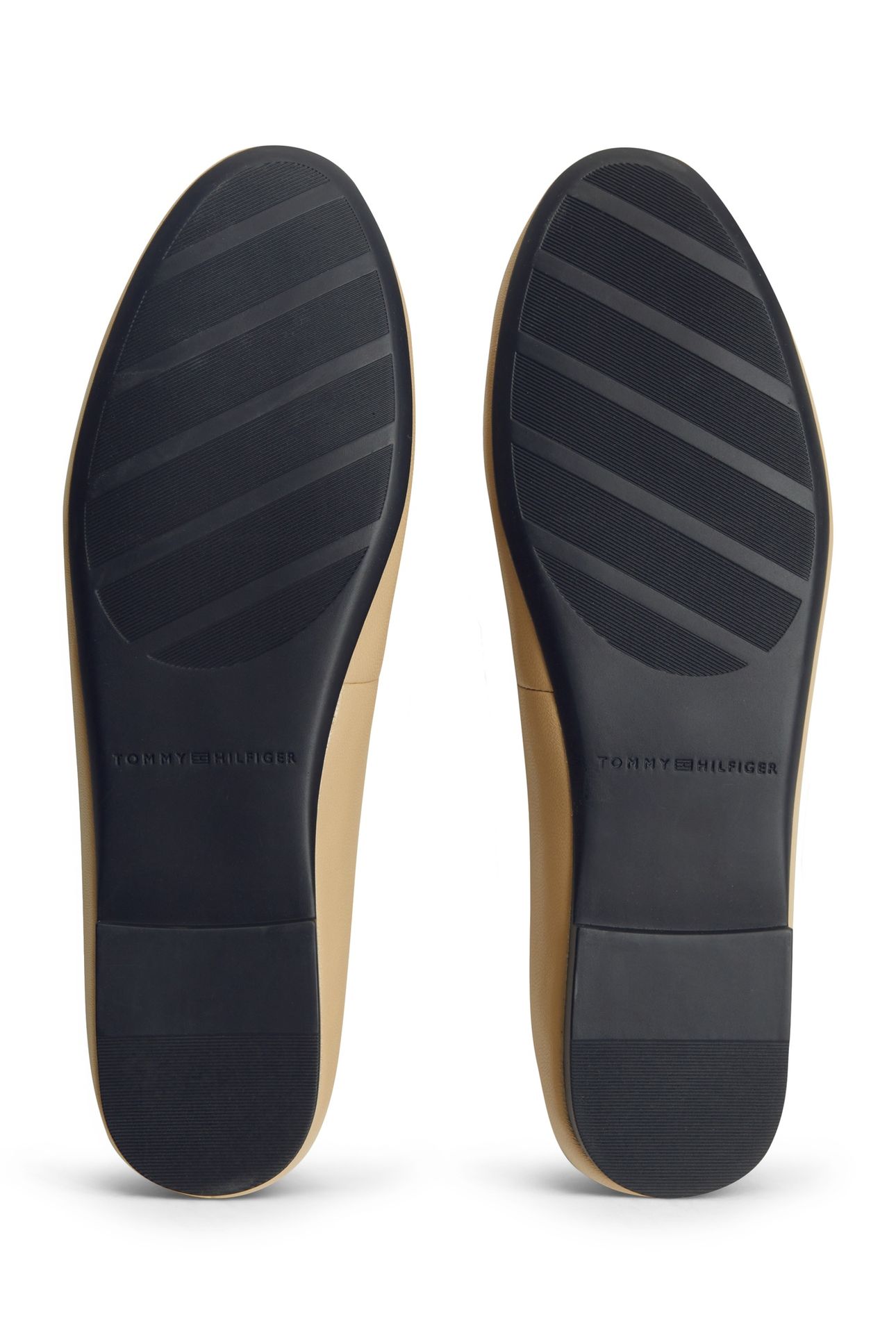 TH PLATE LEATHER BALLERINAS DESERT 6