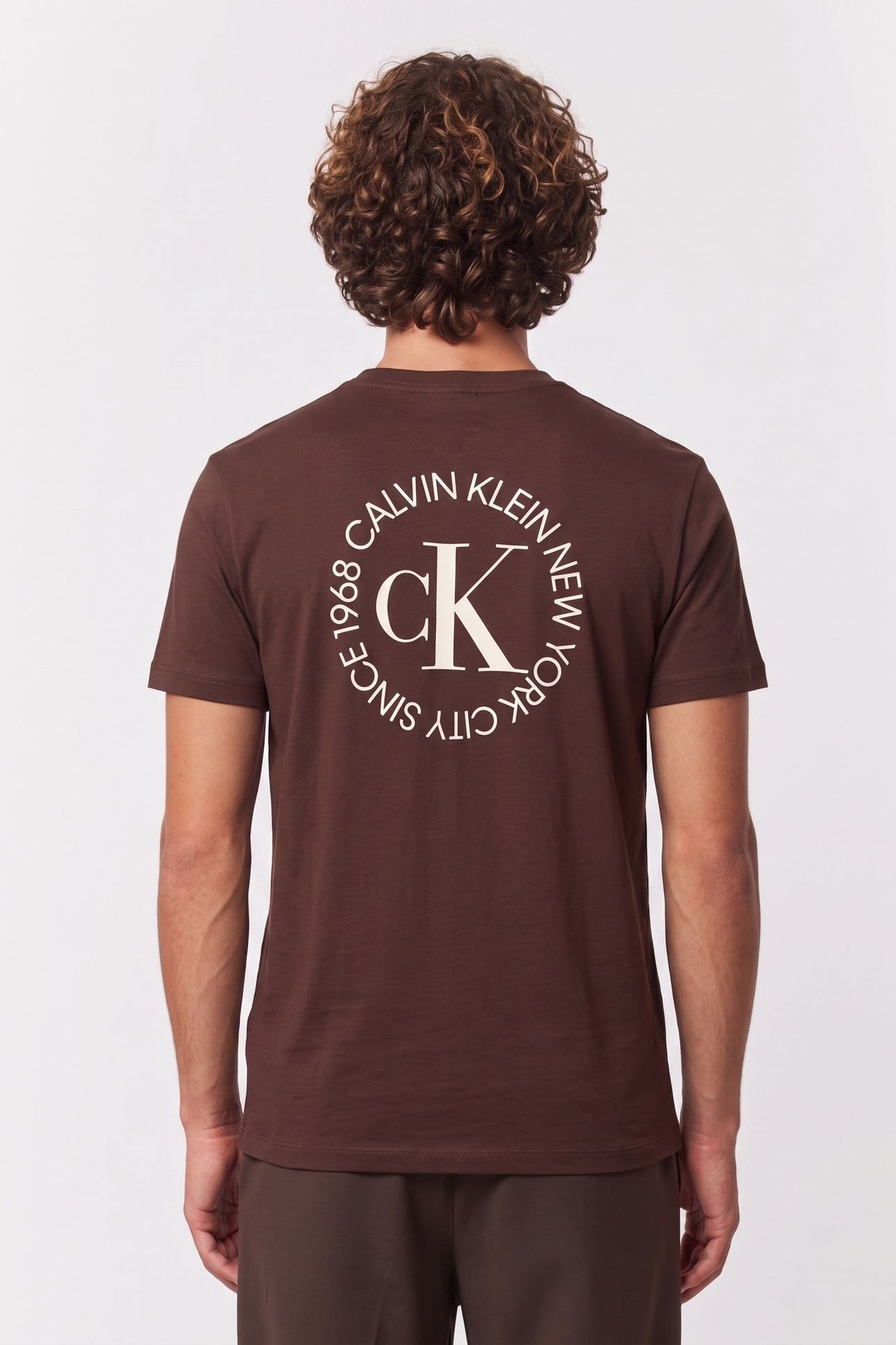 SS 30S WORD TEE RICH BROWN 2