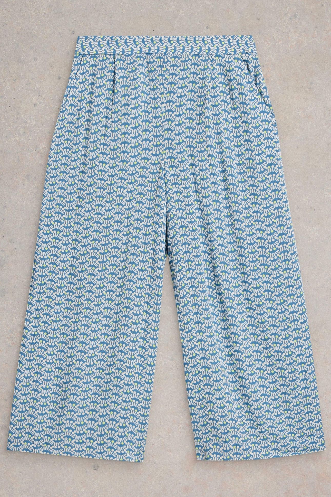 LISETTE CRINKLE CULOTTE BLUE PRINT 4