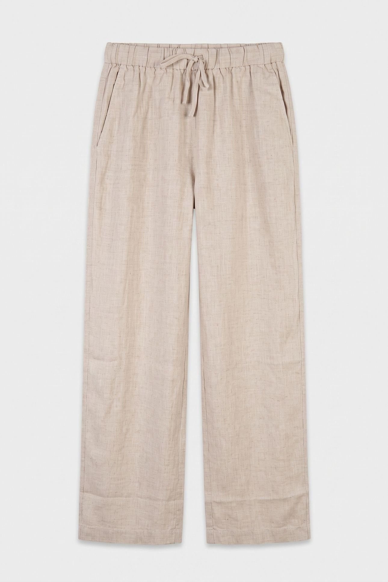 LUDVIG LINEN TROUSERS BEIGE 3