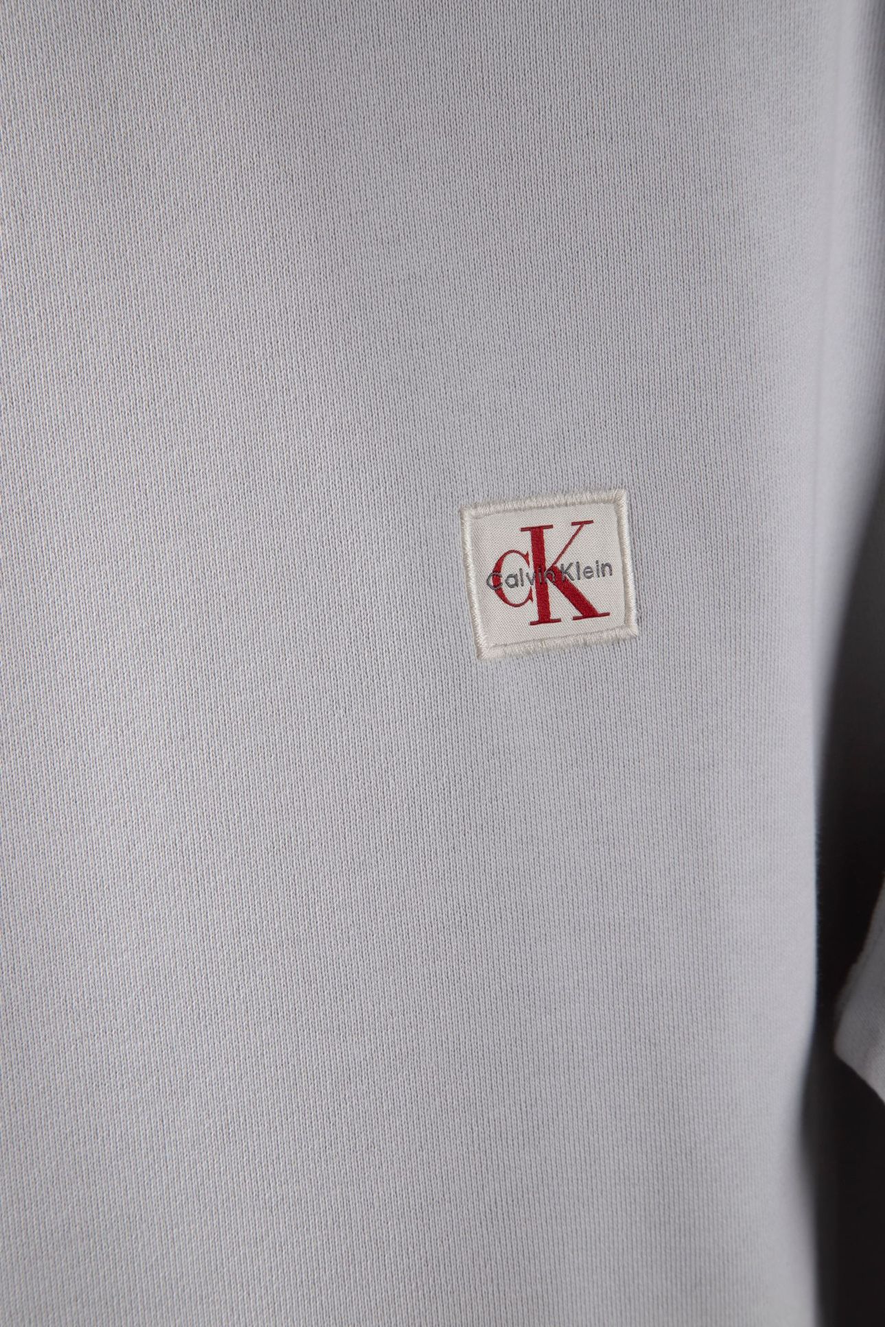 CLASSIC LONG SLEEVE 350GSM TERRY WOVEN LABEL MARBLE GRAY 4