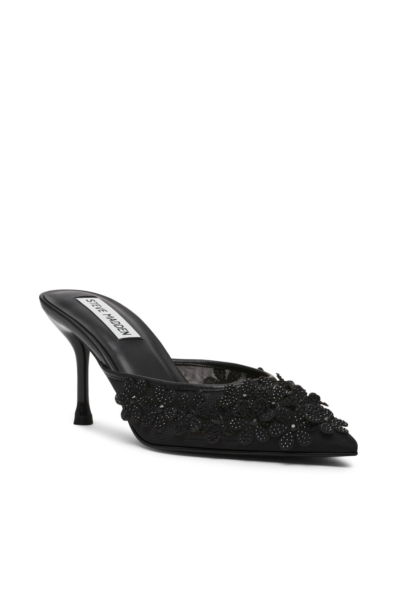 SEHARA MULES BLACK MESH 1