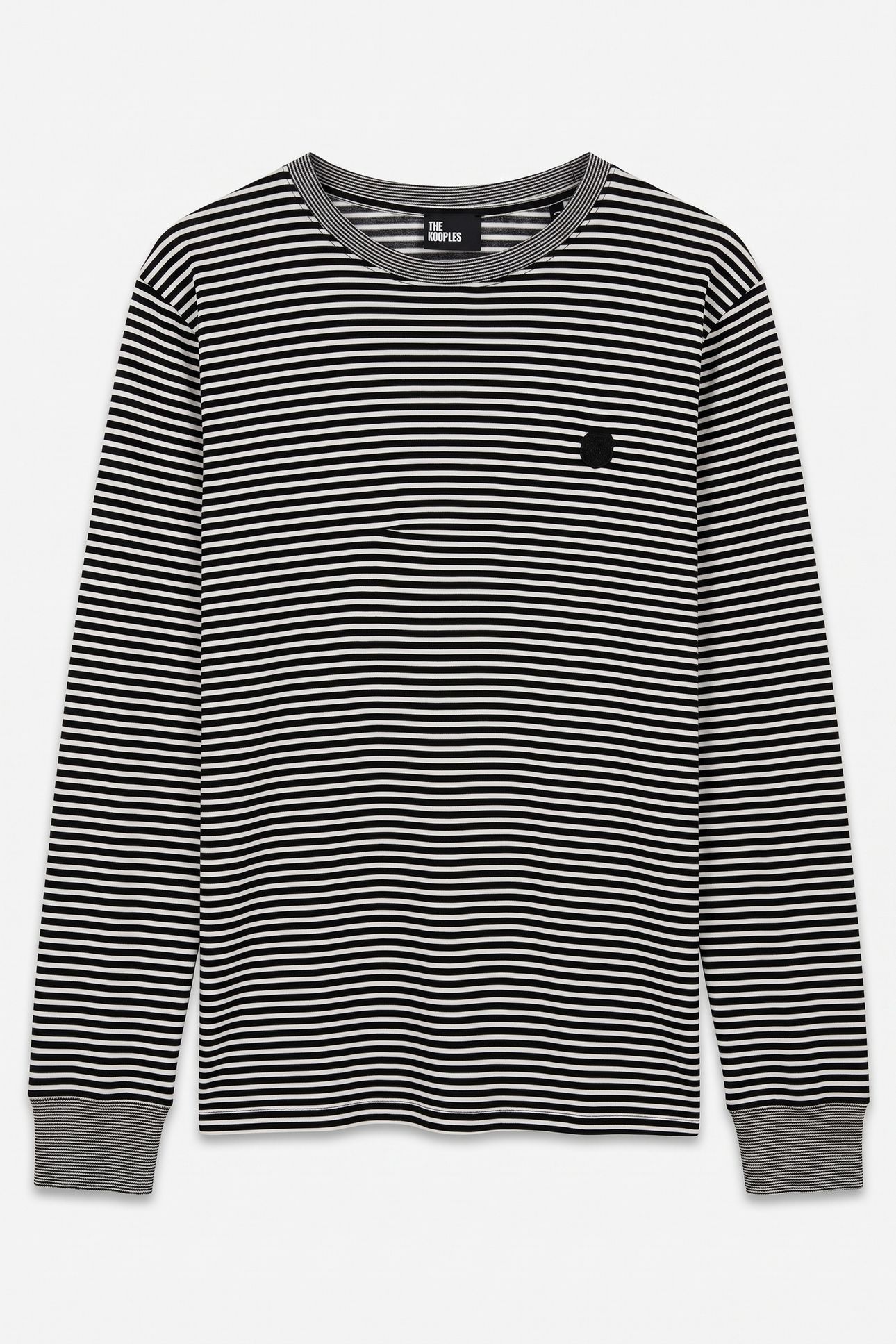 LONG-SLEEVED STRIPED T-SHIRT BLACK / WHITE 3