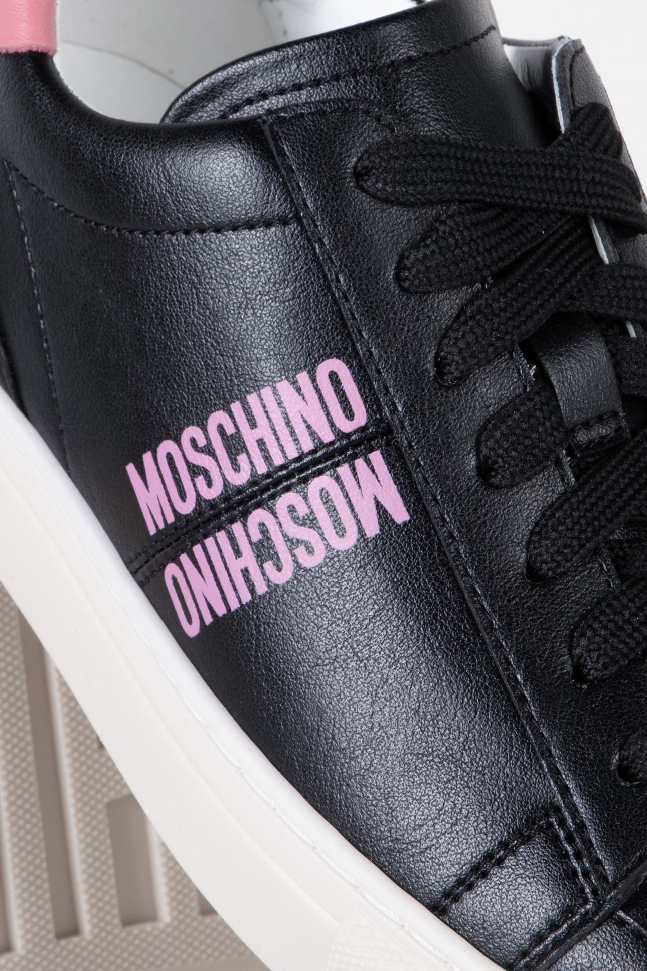 CALFSKIN SNEAKERS BLACK 4