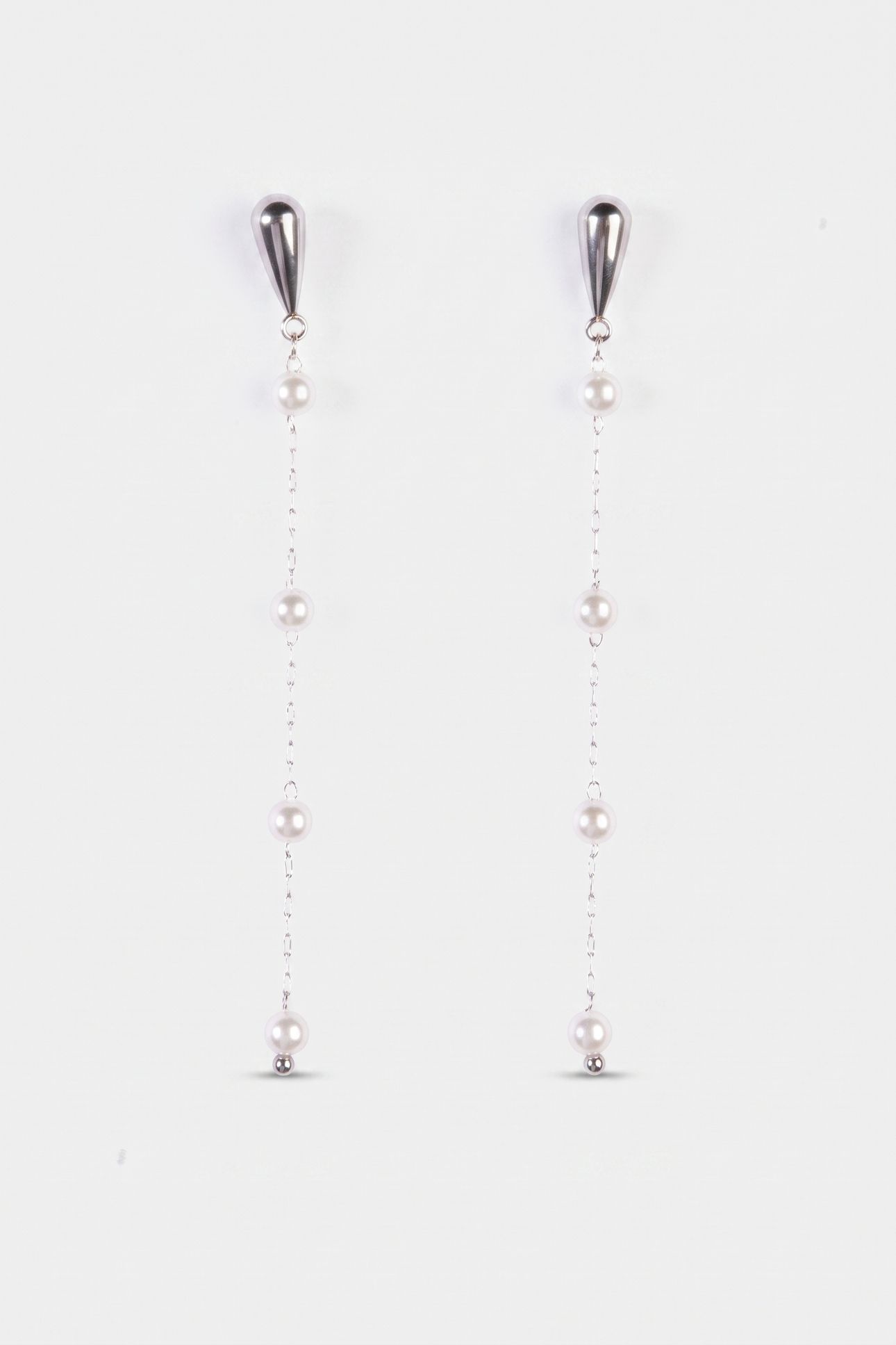 DEWDROP OHRRINGE SILVER 3