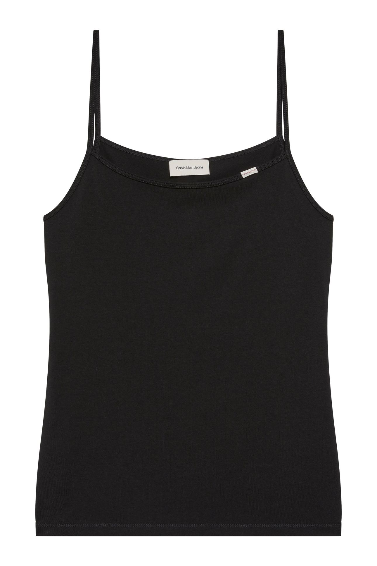 SLEEVELESS COTTON STRETCH TOP BLACK 4
