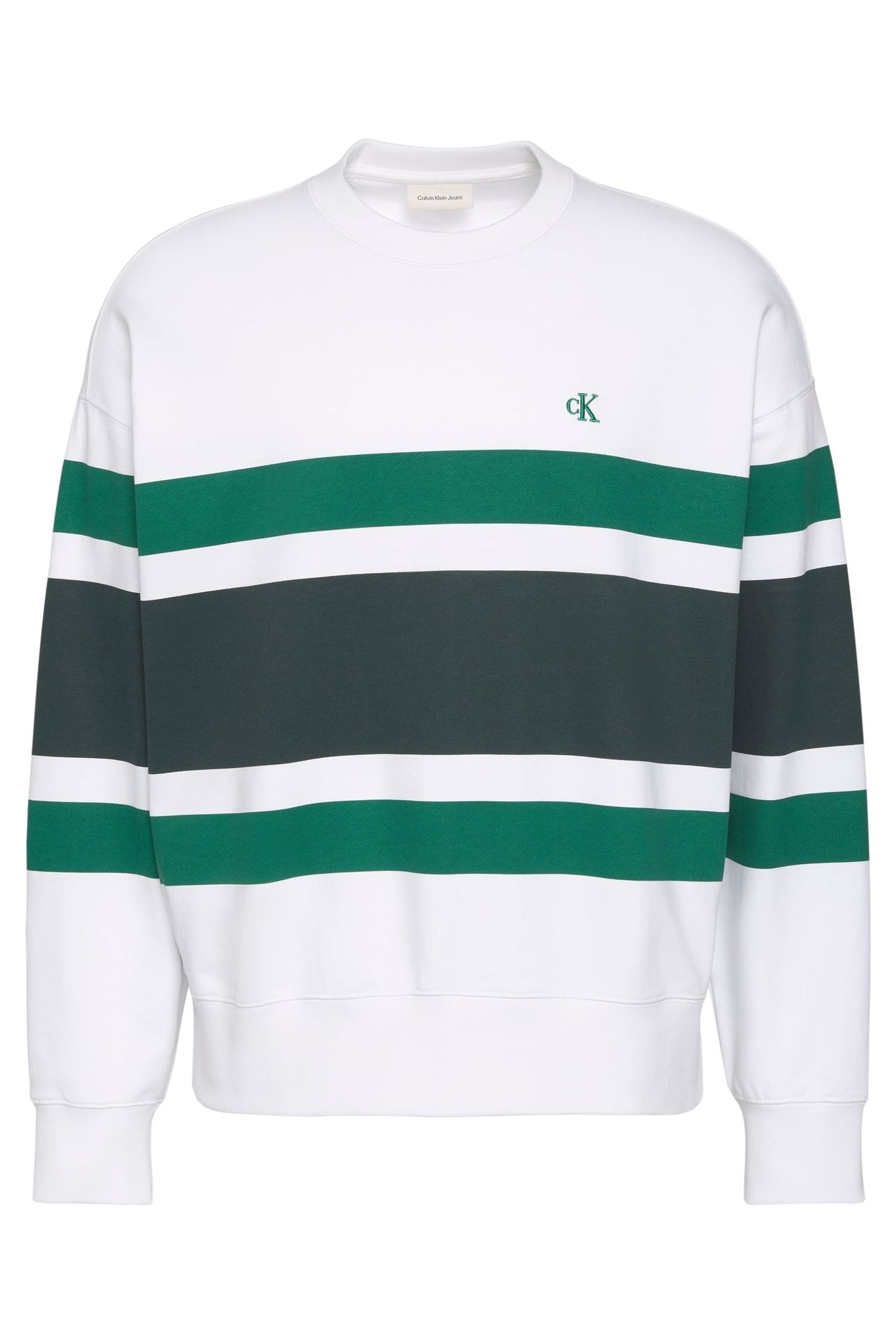 LONG SLEEVE PREMIUM TERRY BLOCK BRIGHT WHITE 4