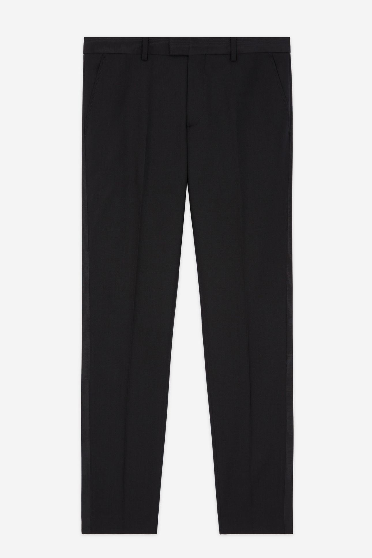 SATIN SUIT TROUSERS BLACK 4