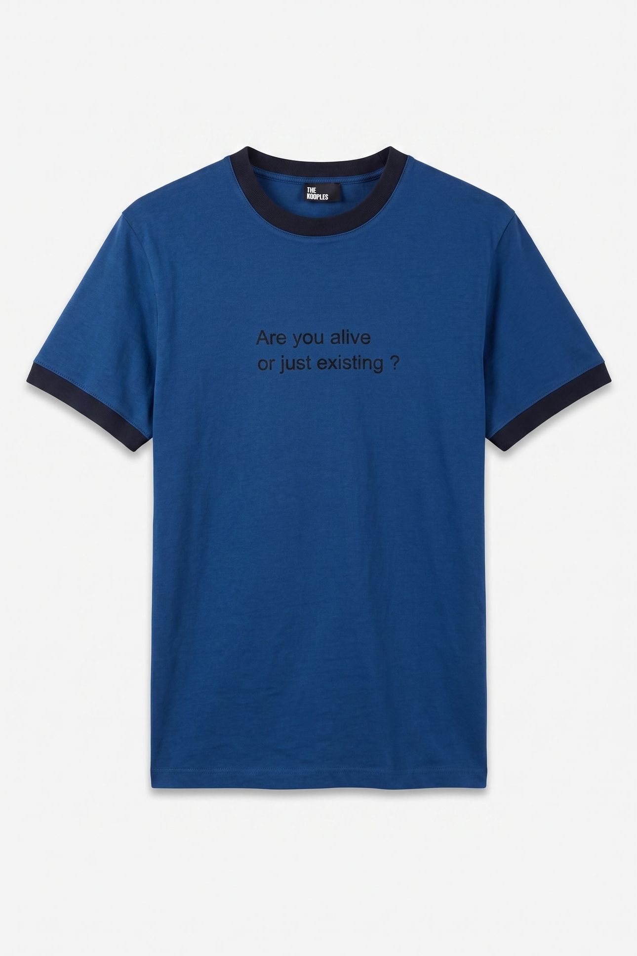 SHORT-SLEEVED T-SHIRT WITH PRINT ON THE FRONT BLUE BRUT 5