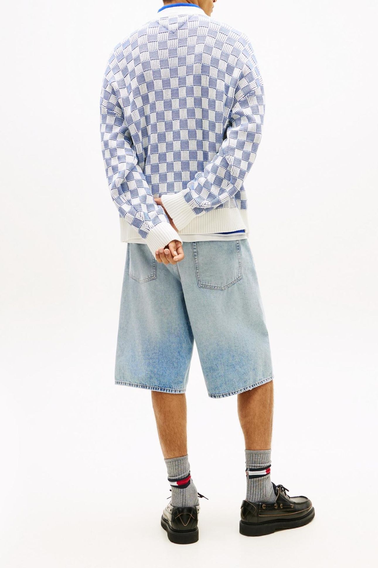 RELAXED TEXTURE CARDIGAN FIZZY BLUE 3
