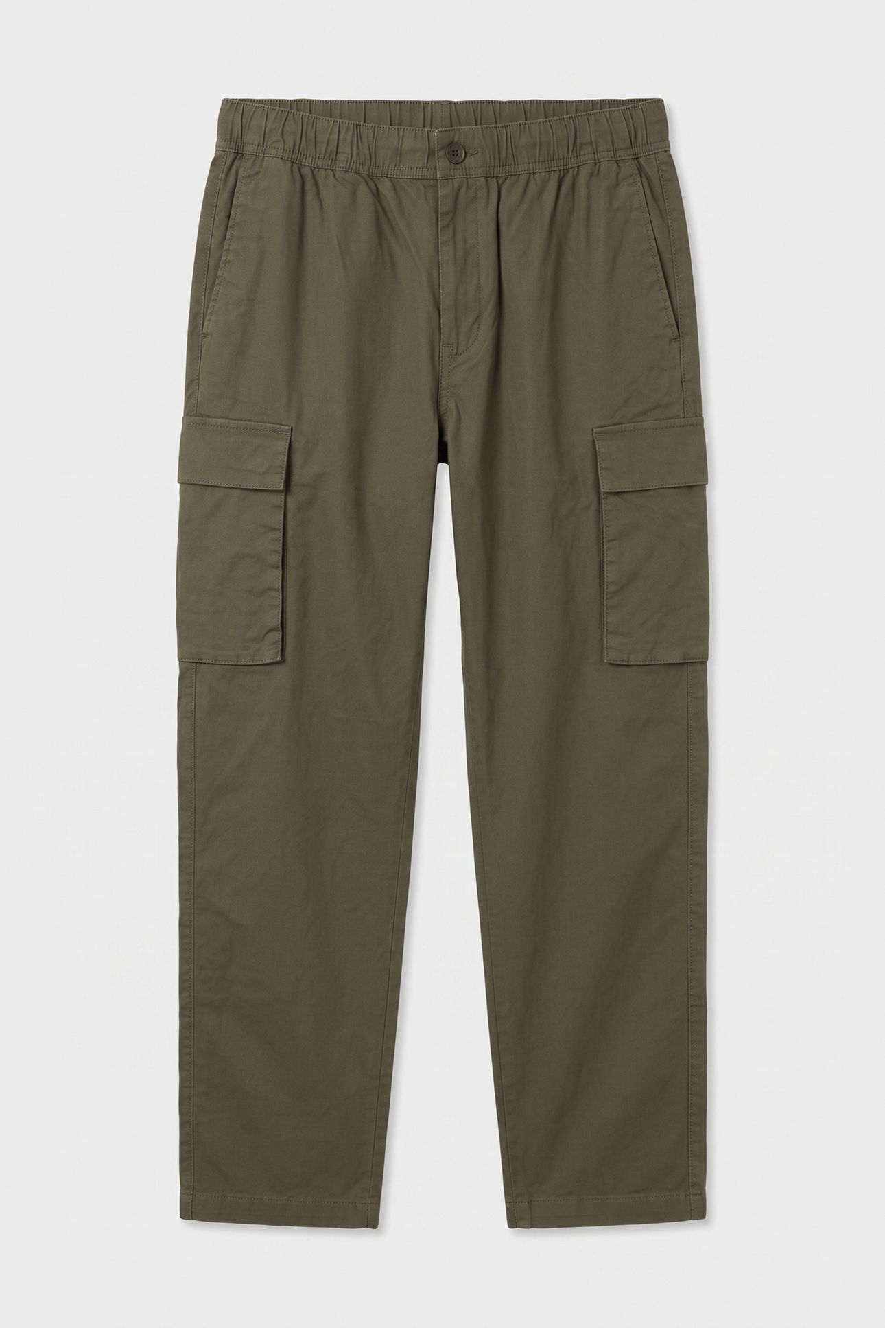 COTTON PULL ON STRAIGHT PANTS FATIGUE 3