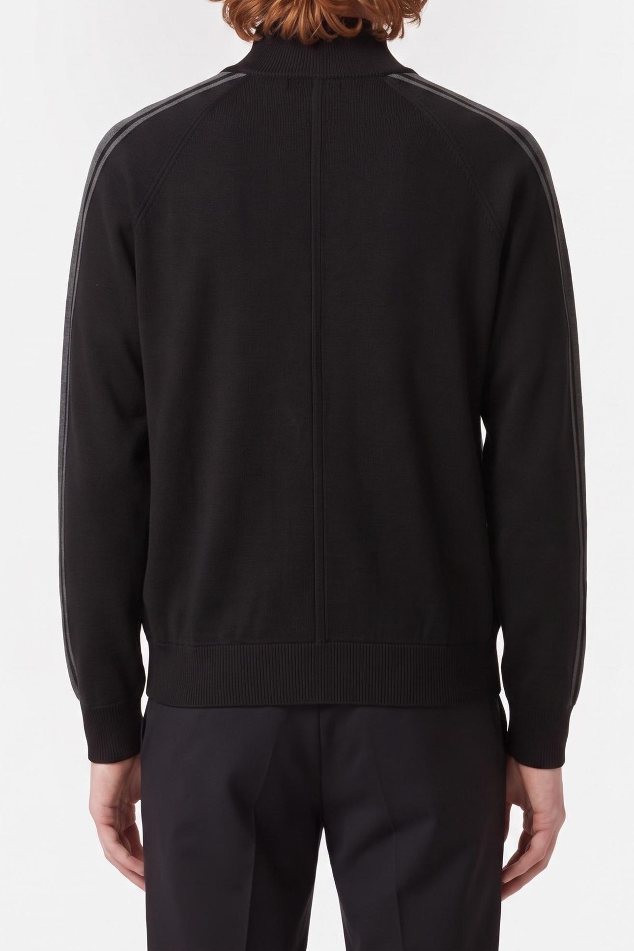 LS TECH KNIT TRACK JACKET BLACK 2
