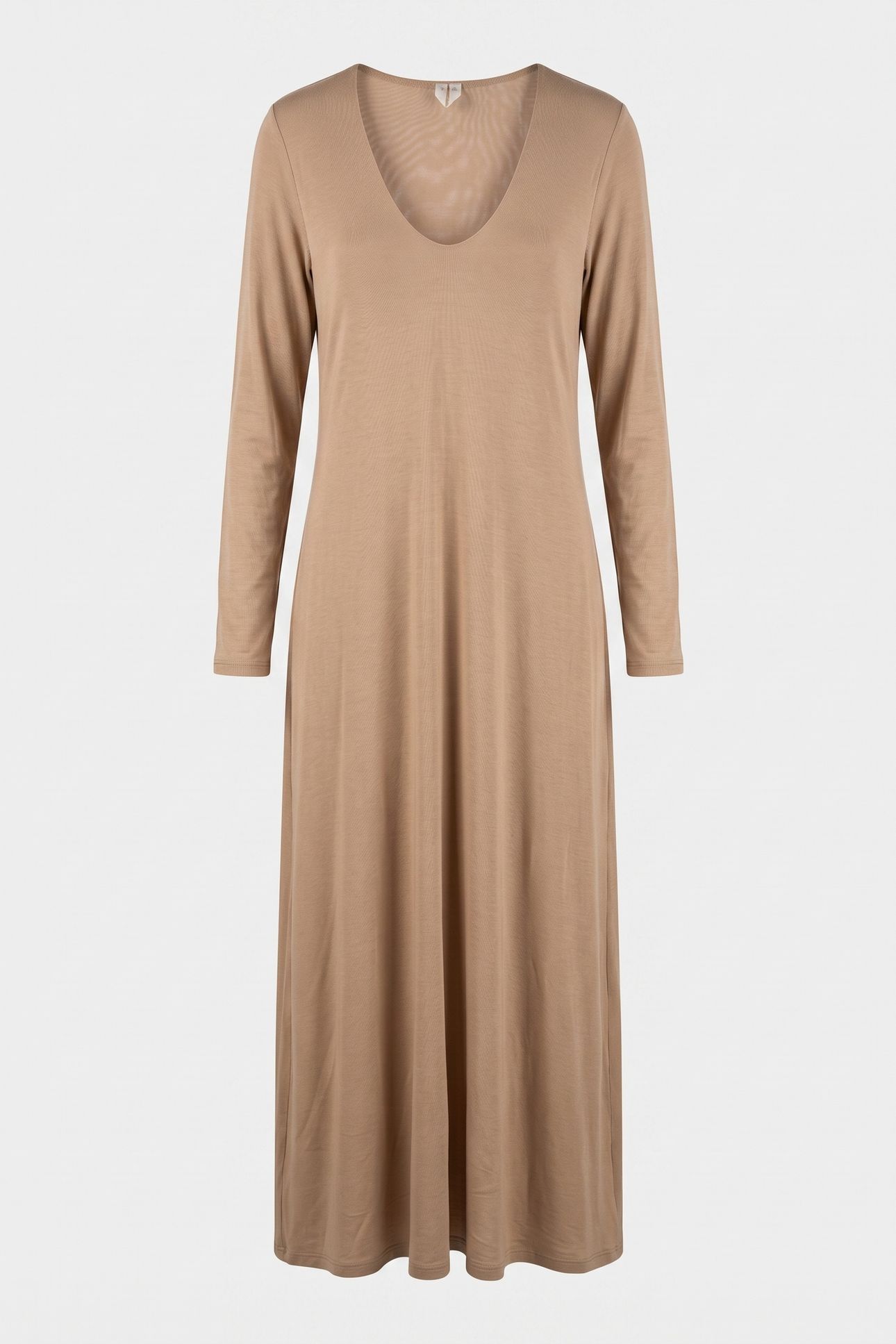 MI TENCEL KNIT DRESS BEIGE 3