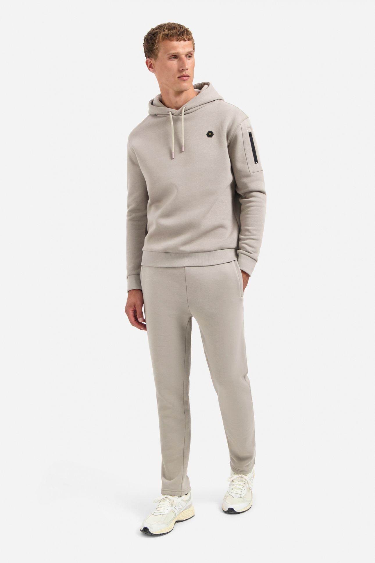 PANTS RELAX FIT BRUSHED INSIDE CLAY 2