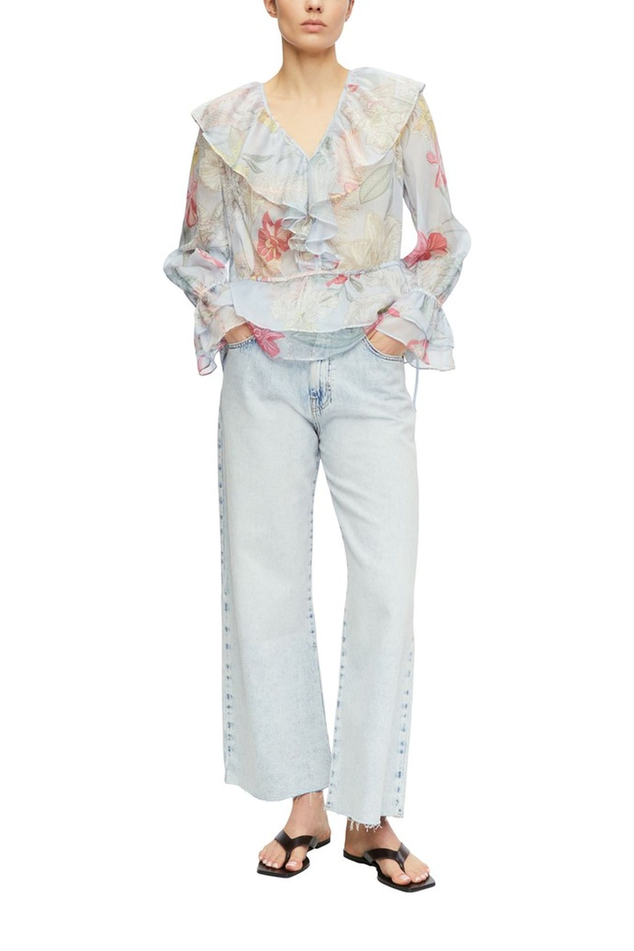 COMMA BLOUSES BLUE 3