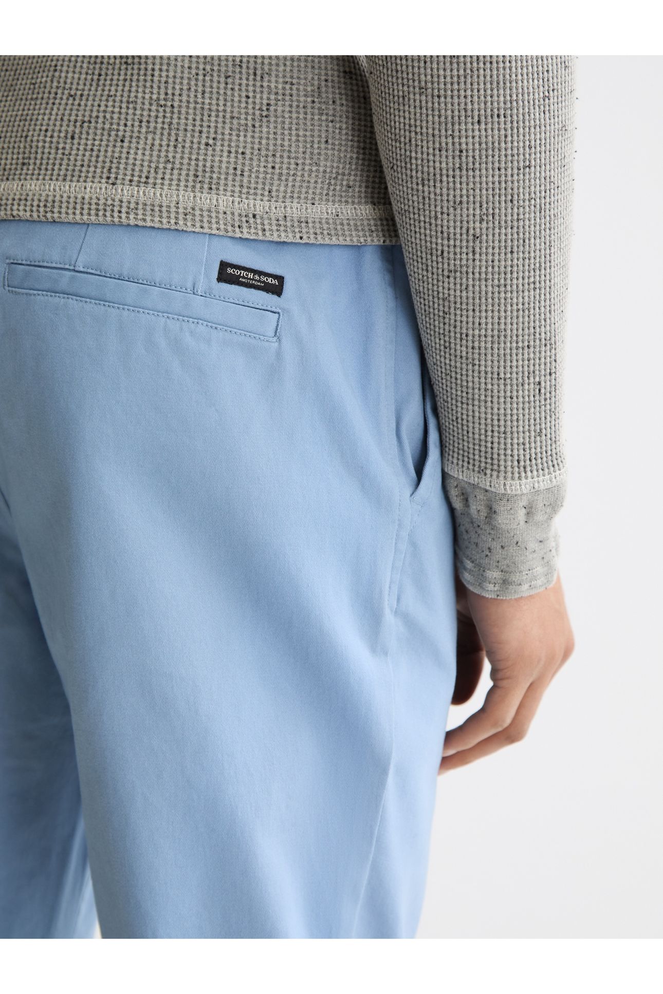 SEASONAL CORE - STUART - SLIM-FIT WASHED COTTON BLEND CHINO  4
