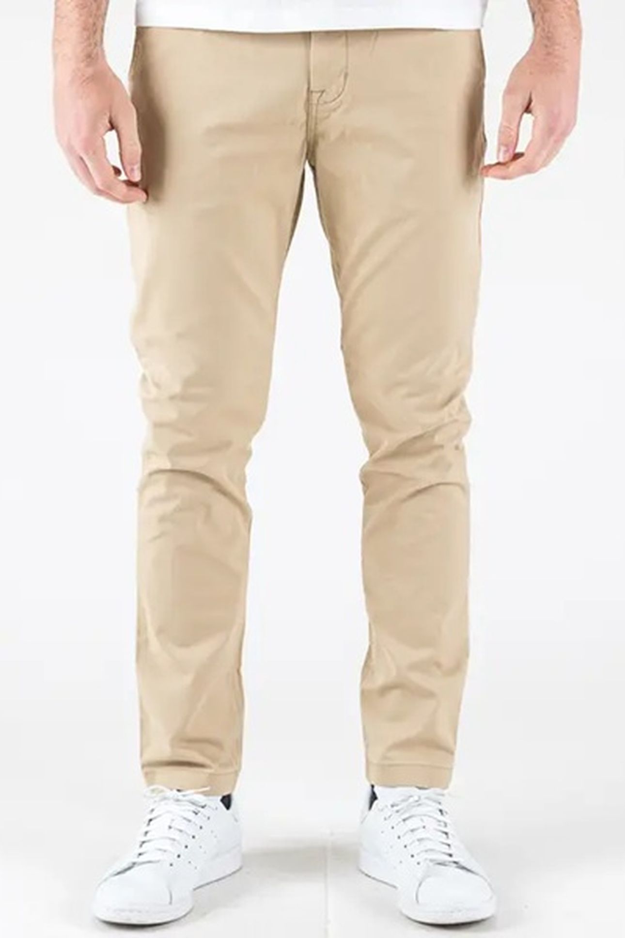 SLIM CHINO SAND JEANS 1