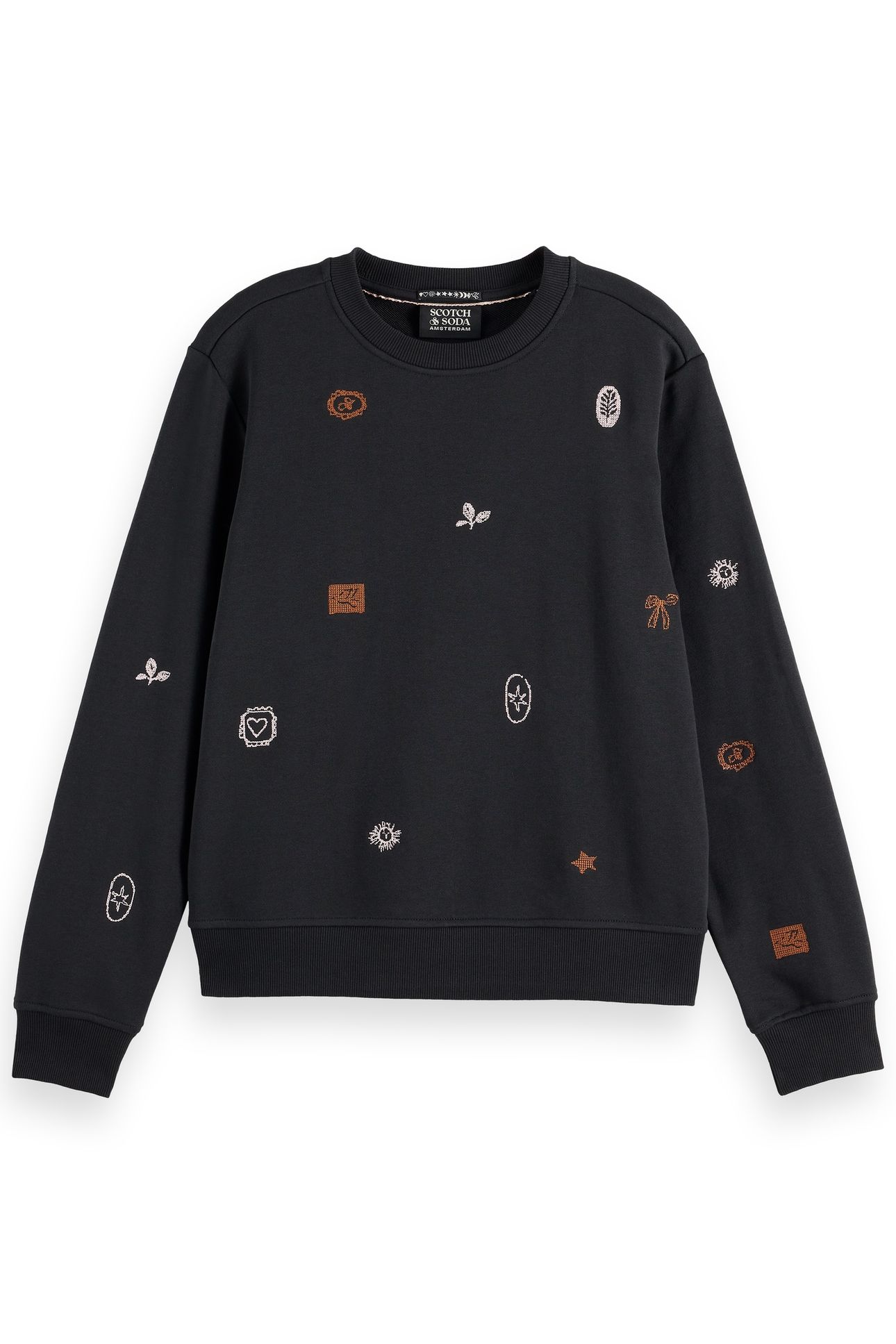 MINI EMBROIDERY REGULAR FIT SWEATSHIRT METEORITE 3