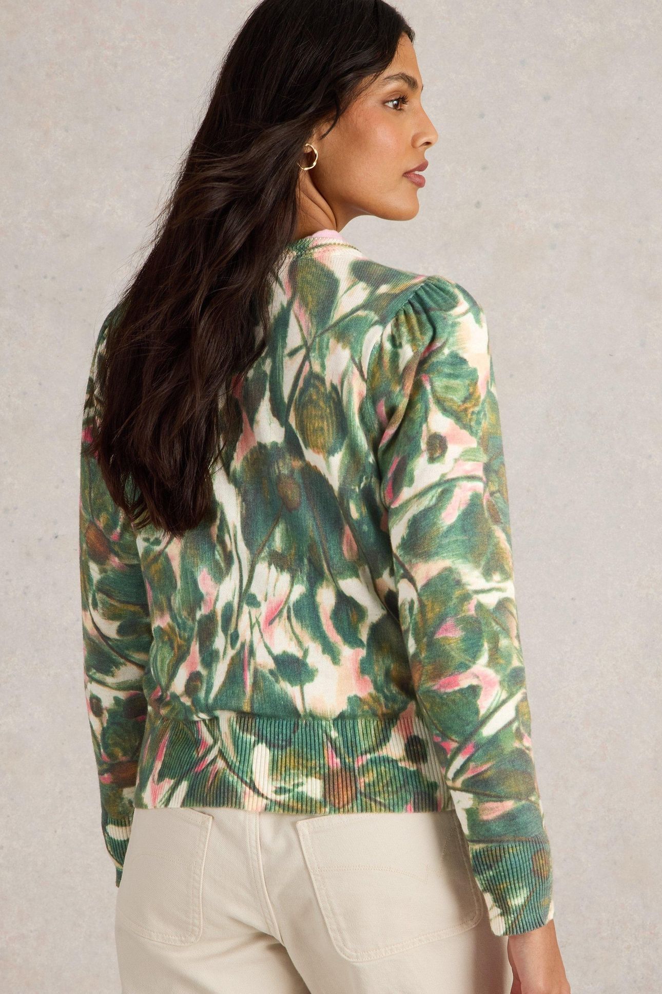 ROSIE JUMPER GREEN PRINT 2