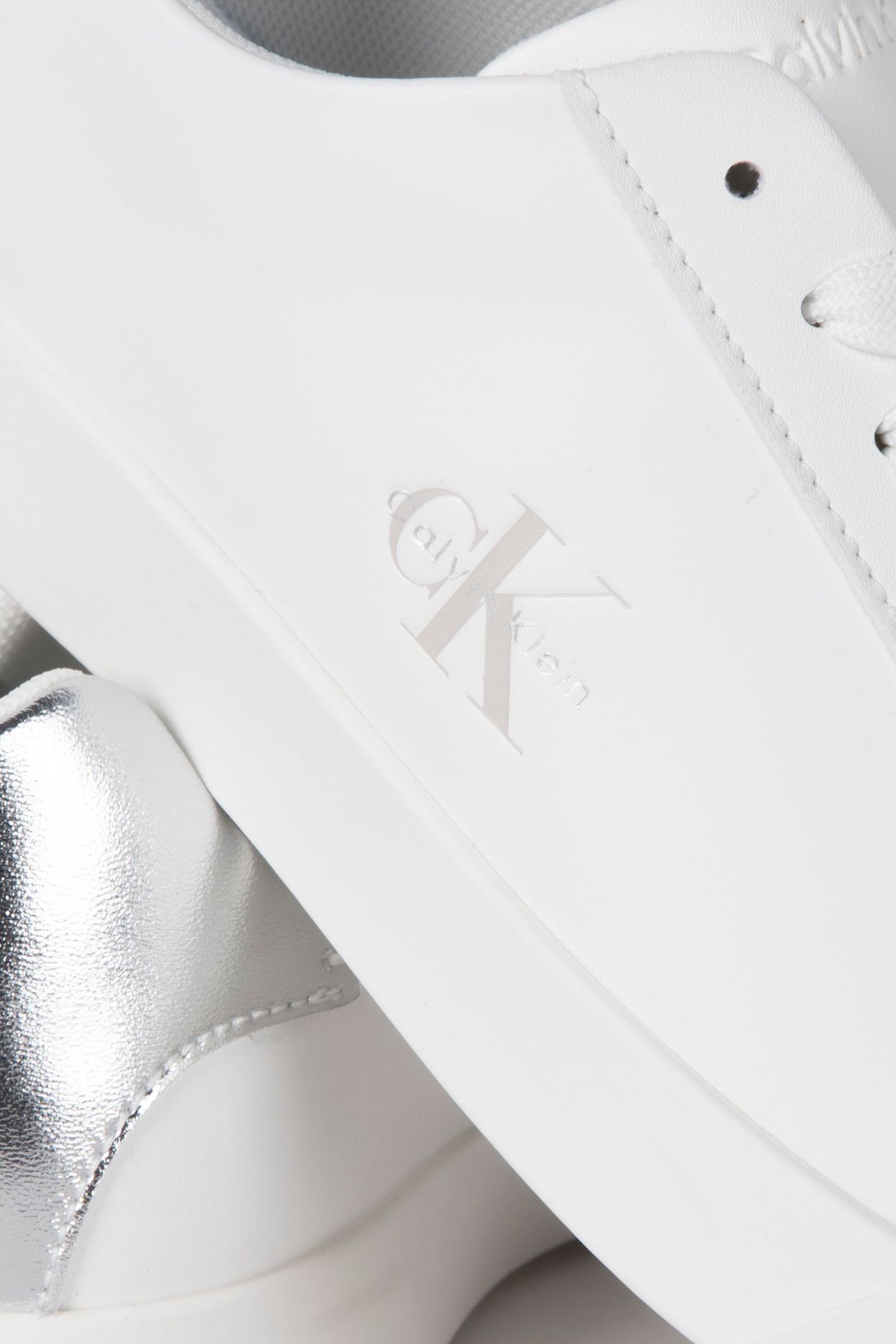 LOW PRO CUPS LACEUP SNEAKERS BRIGHT WHITE/SILVER 3