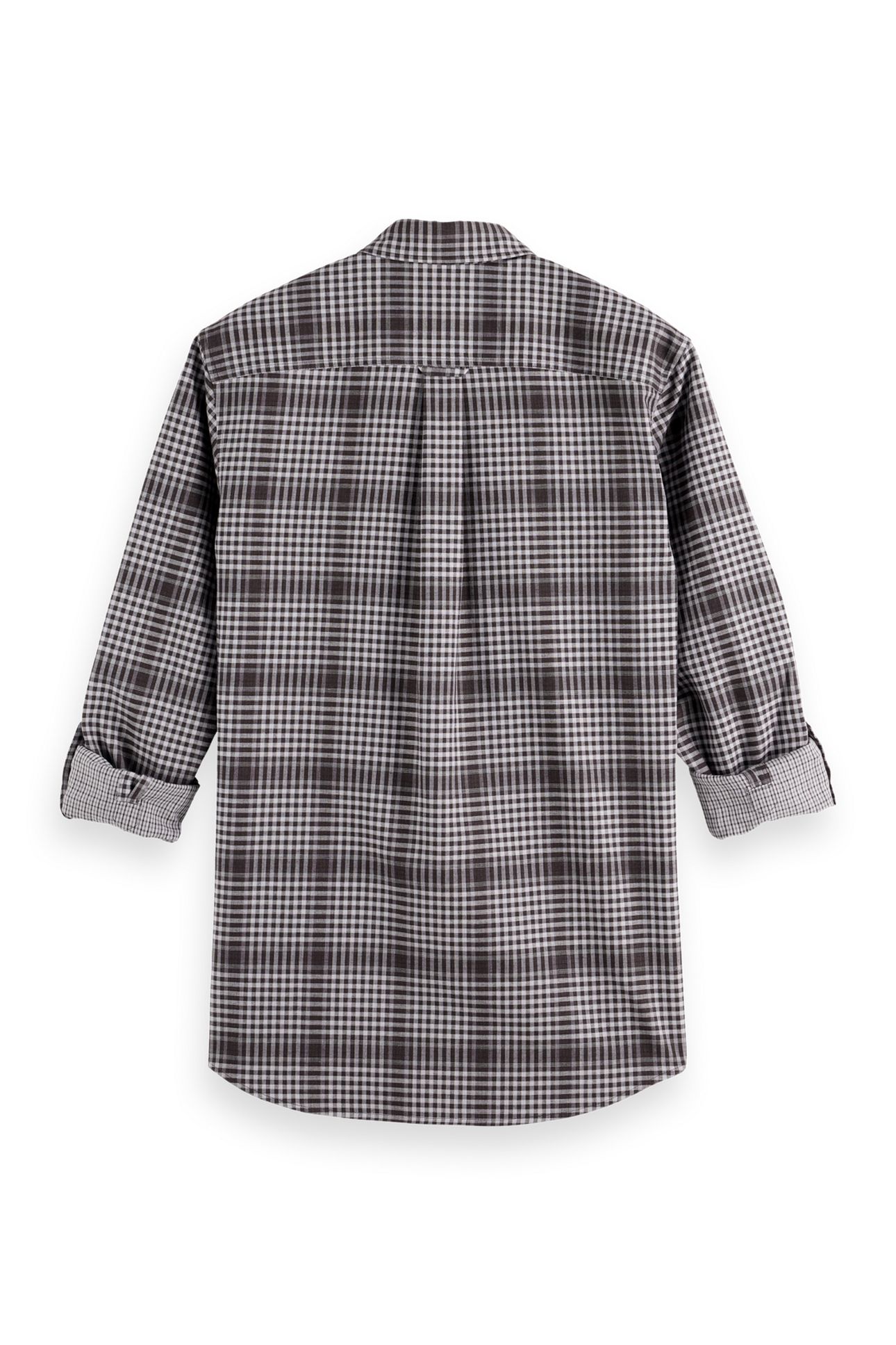 SHADOW-CHECK DOUBLE-FACED SHIRT BLACK SHADOW CHECK 6