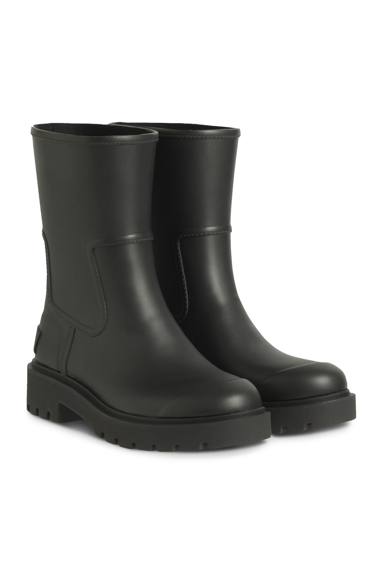 MID RAINBOOT RUBBER BLACK 2