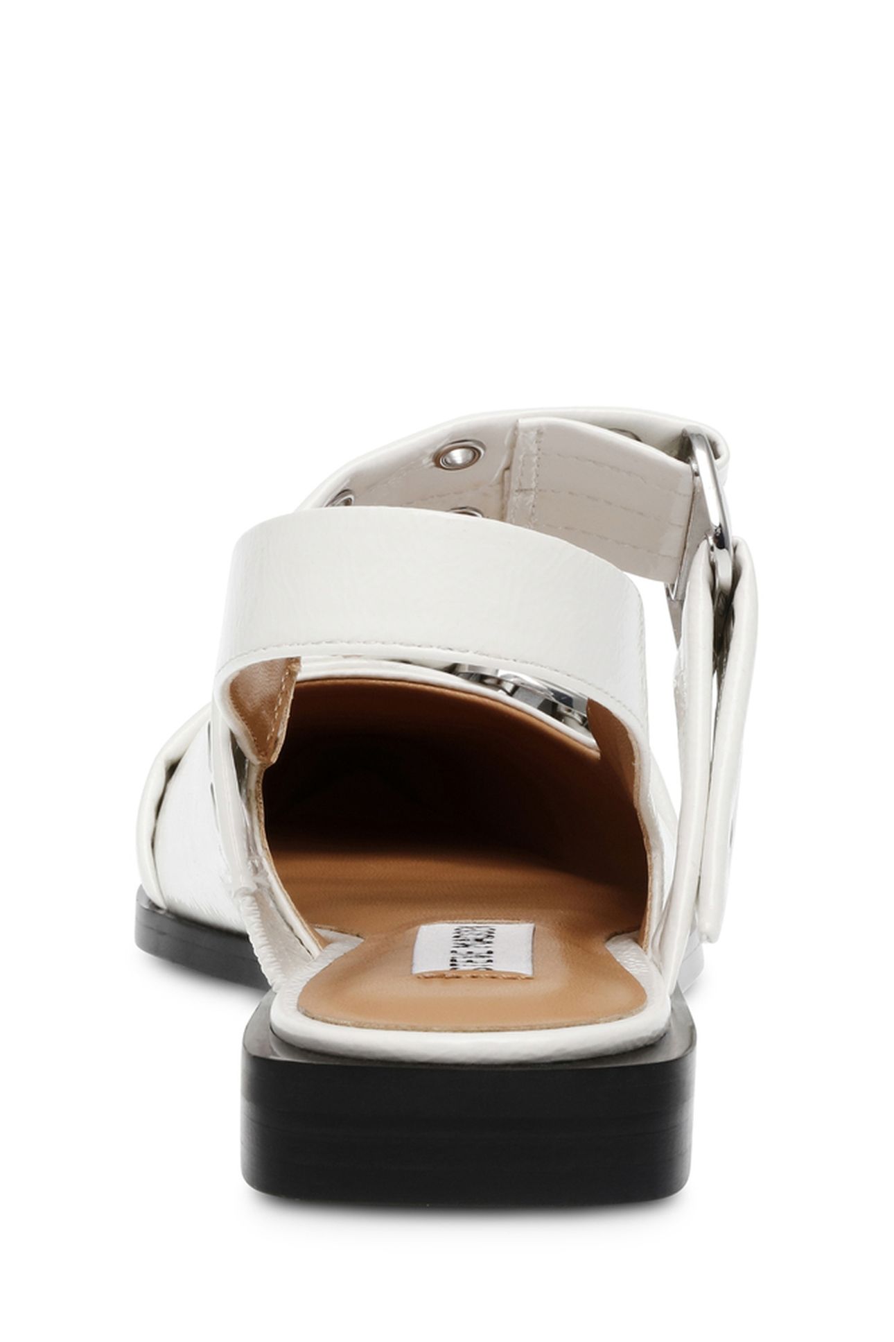 GRAND AVE FLAT SHOES WHITE PATENT 4