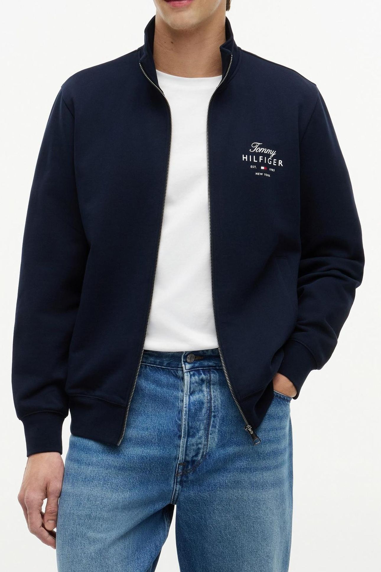 SCRIPT STACK SWEATSHIRT DESERT SKY 1