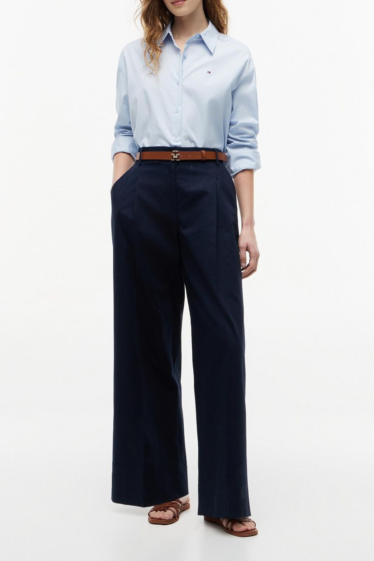 SUMMER POPLIN LS BOXY BREEZY BLUE 3