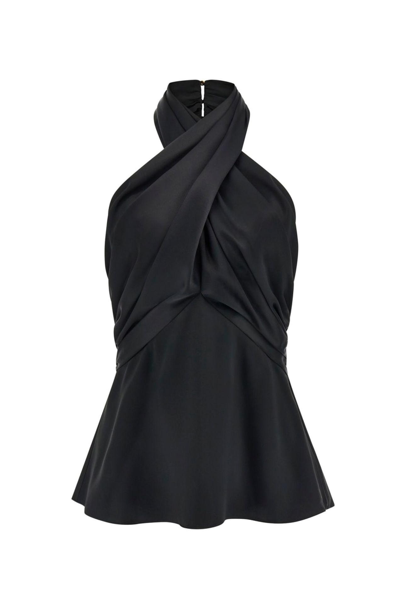 ARETHA HALTER KNOT T JET BLACK A996 4