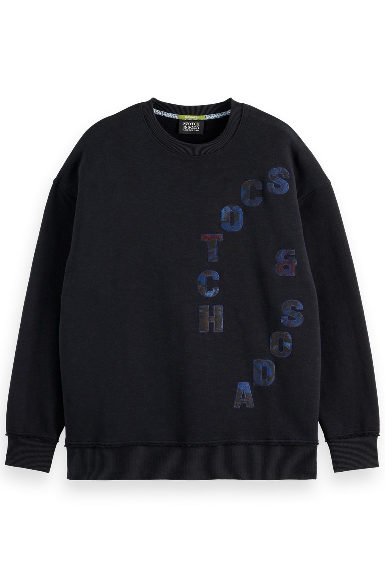 LOOSE FIT APPLIQUE SWEATSHIRT METEORITE 3