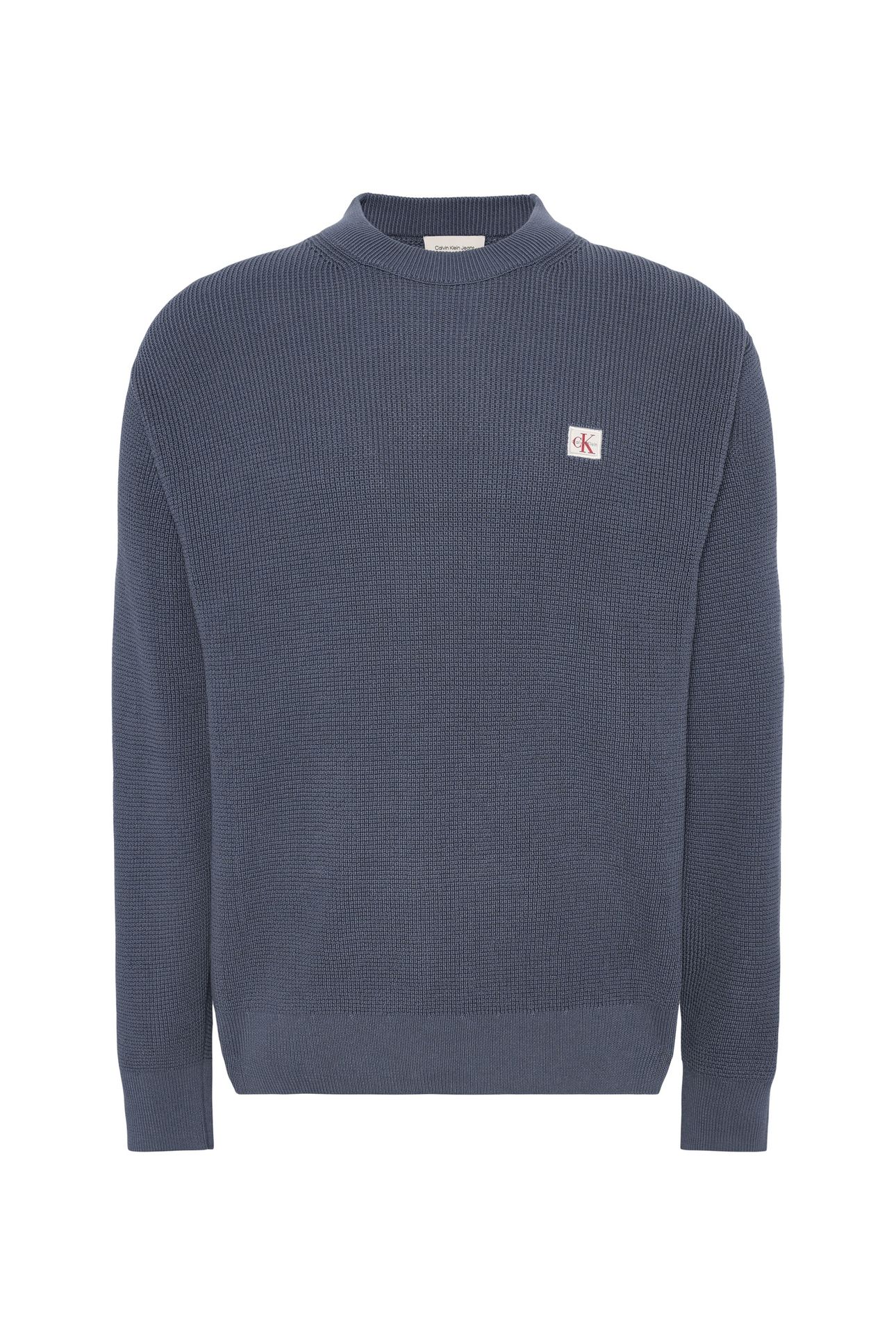 LONG SLEEVE EASY COTTON WAFFLE BLUE NOMAD 4