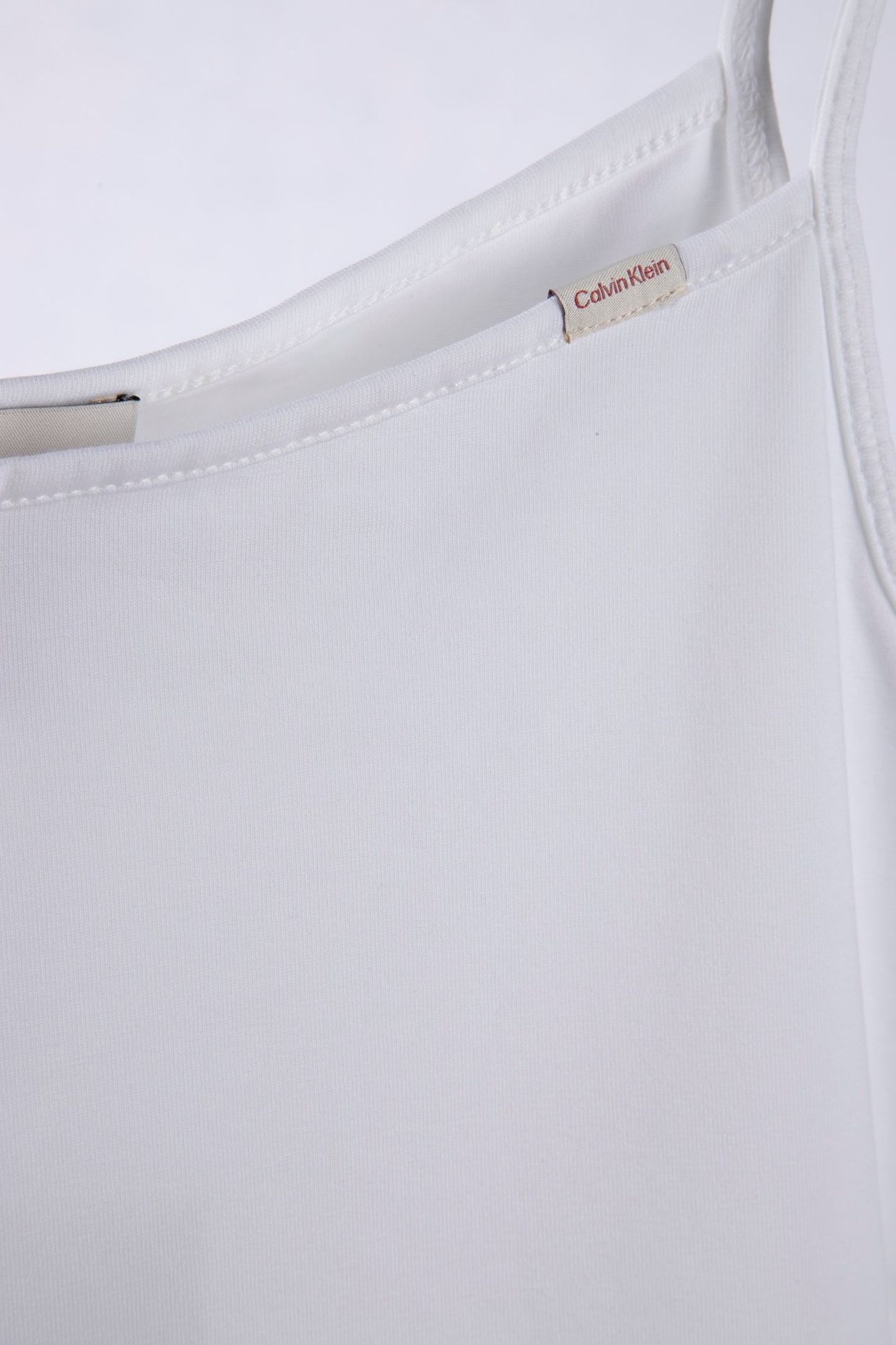 SLEEVELESS COTTON STRETCH TOP BRIGHT WHITE 4