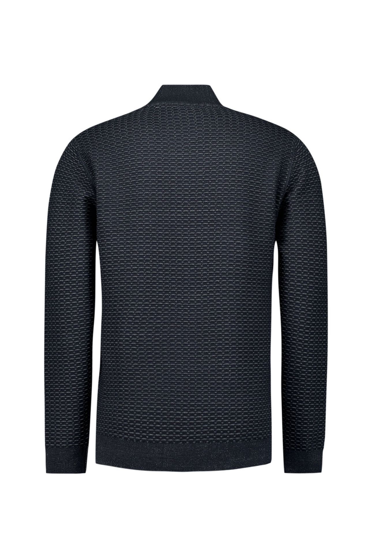 PULLOVER HALF ZIP JACQUARD PLATED NIGHT 7