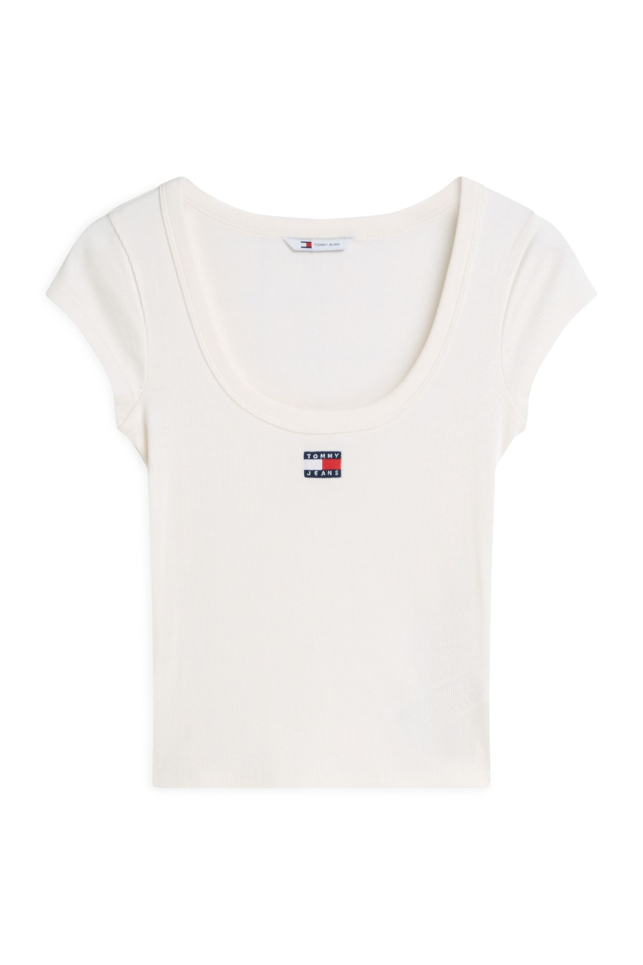 SLIM RIB BADGE TEE ANCIENT WHITE 4