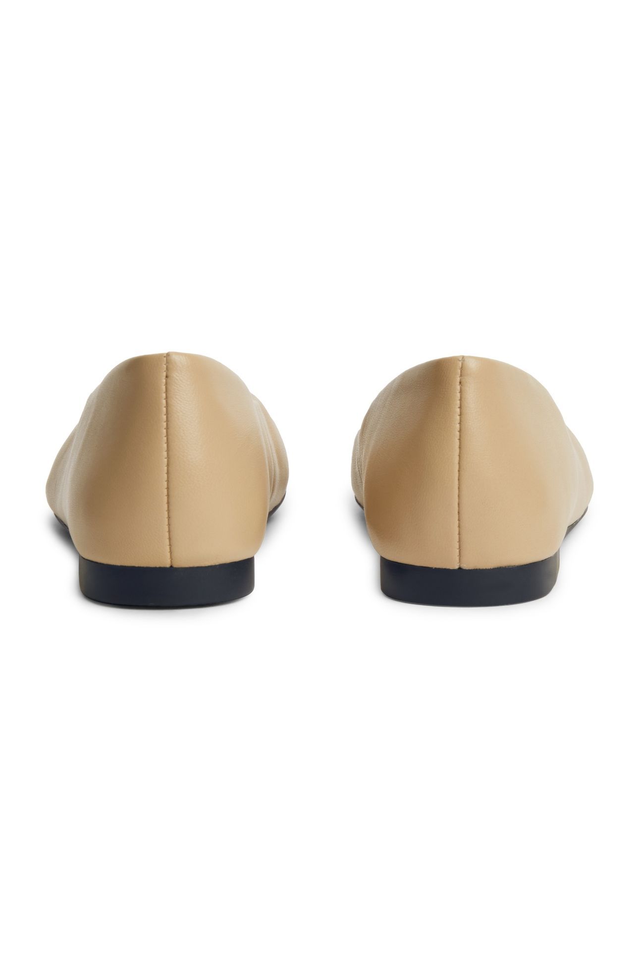 TH PLATE LEATHER BALLERINAS DESERT 4