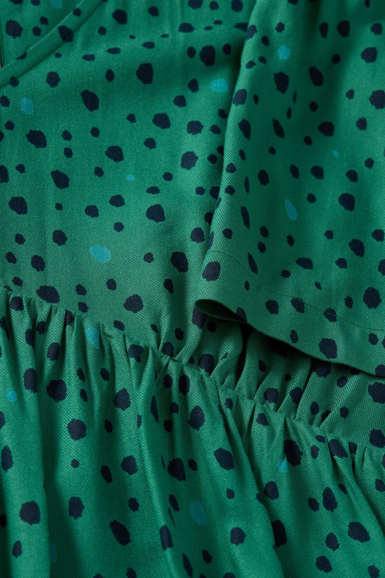 LUCY MIDI DRESS GREEN MULTI 5