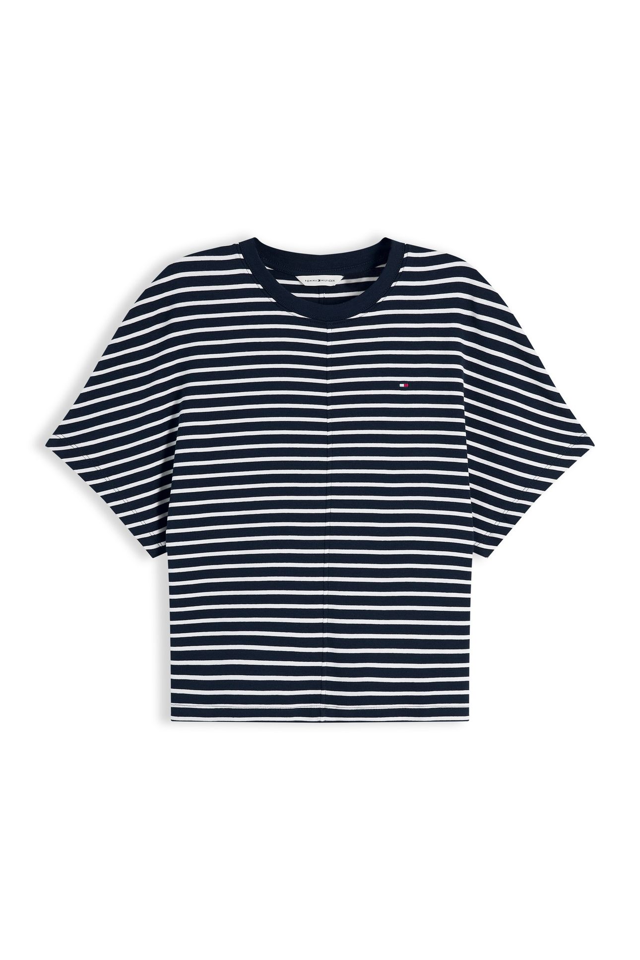 CODY REGULAR BATWING C-NECK BRETON STRIPE DARK NIGHT/ECRU 4