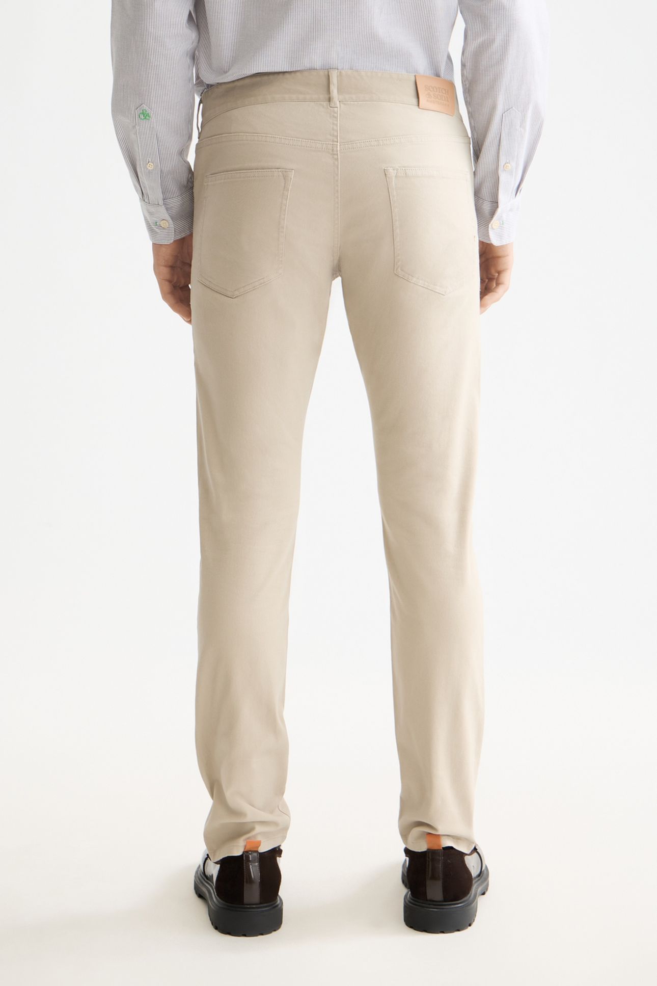RALSTON- COTTON-BLEND TWILL REGULAR SLIM FIT 5-POCKET PANT P 3